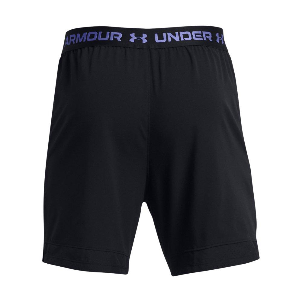Under Armour Men's Vanish Woven 6" Shorts - BLACK/PURPLE Thumbnail View 6