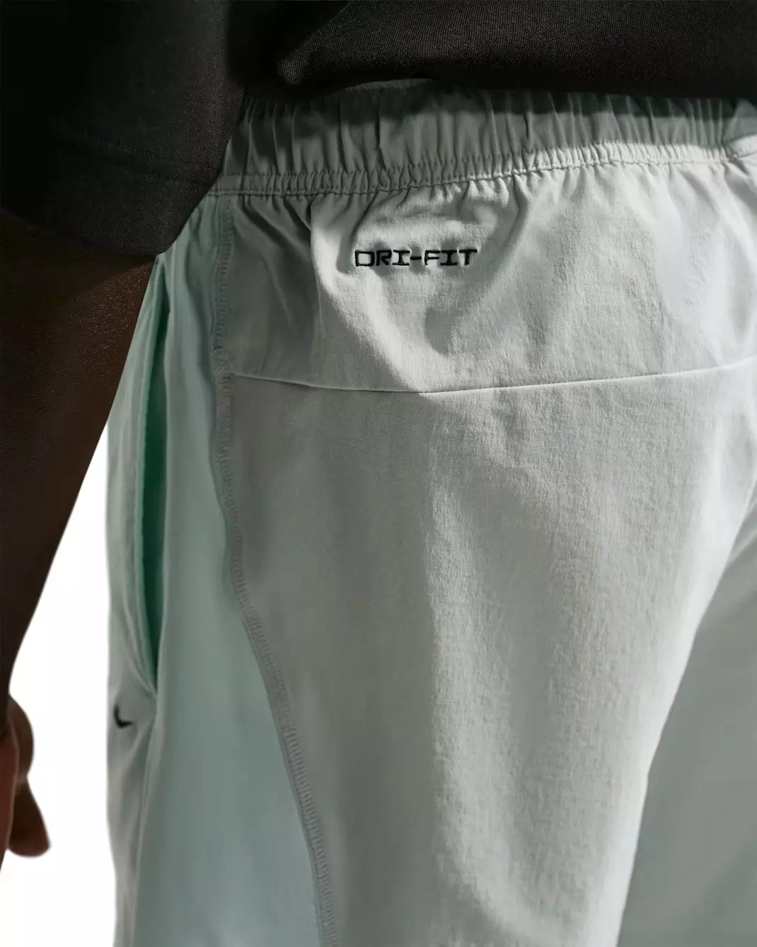 Nike Men's Tech Dri-FIT Woven Color-Block Shorts - Silver/Green/Black - SILVER/GREEN/BLACK