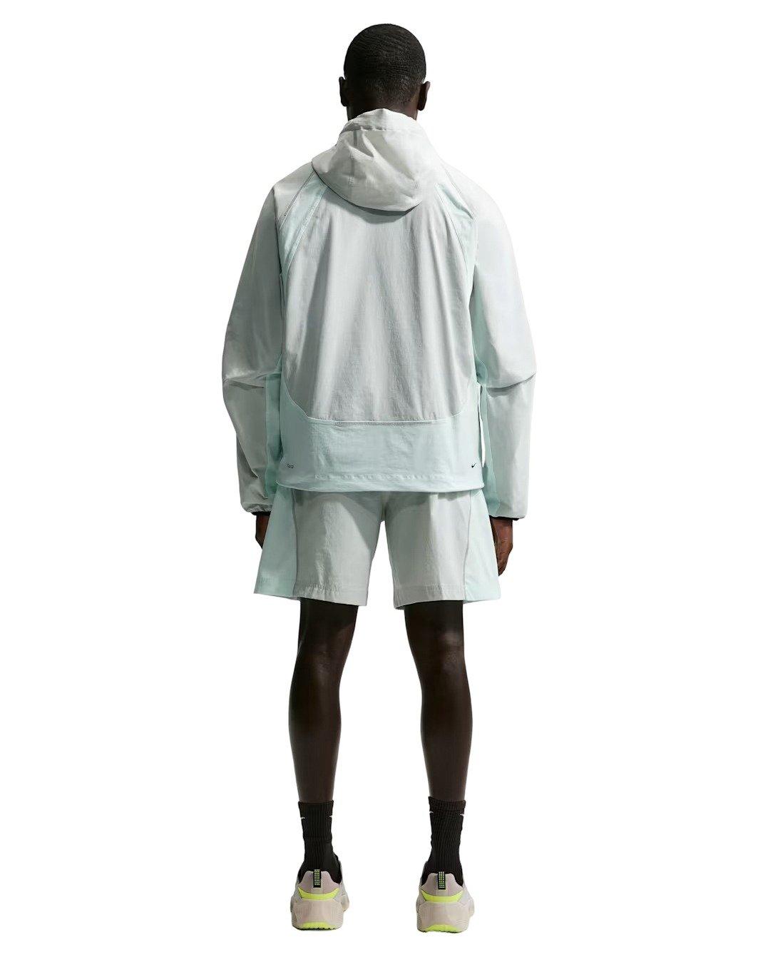 Nike Men's Tech Dri-FIT Woven Color-Block Shorts - Silver/Green/Black - SILVER/GREEN/BLACK Thumbnail View 6