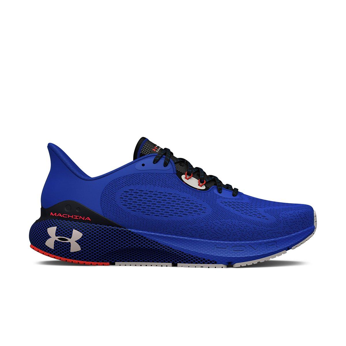 Under Armour HOVR MACHINA 3  Blue Athletic Sneakers Size 8.5 Mens Amazon.com | Stormy Black Blue Hovr Machina 3 by Under  main image 3