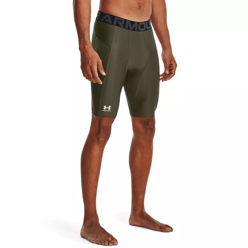 Under Armour Men's HeatGear Pocket Long Shorts -Marine Green - MARINE GREEN