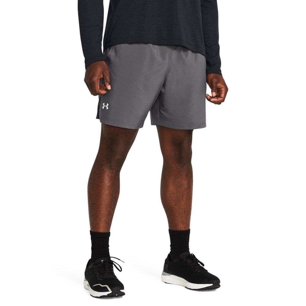 Under Armour Men's UA Launch 7" Shorts - CASTLEROCK GREY Thumbnail View 1