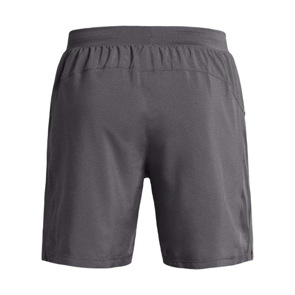 Under Armour Men's UA Launch 7" Shorts - CASTLEROCK GREY Thumbnail View 7