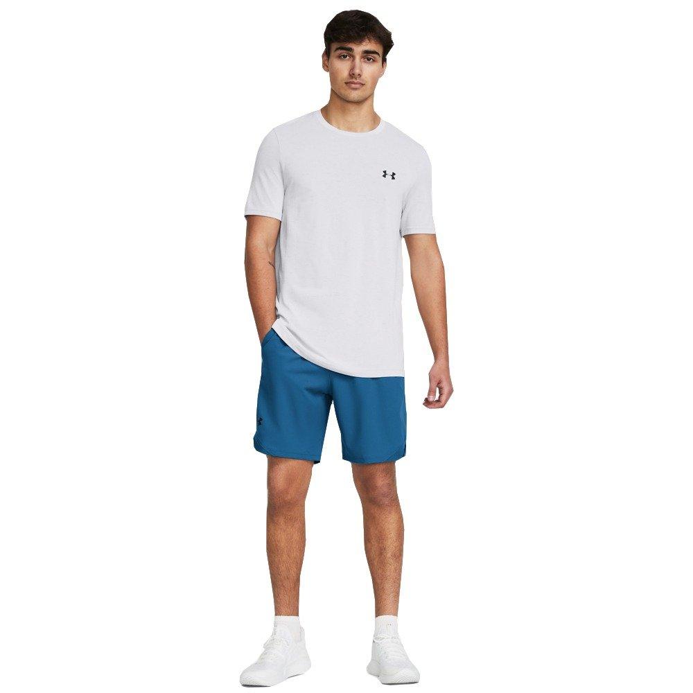 Under Armour Men's Vanish Woven 8" Shorts - White - BLUE Thumbnail View 4