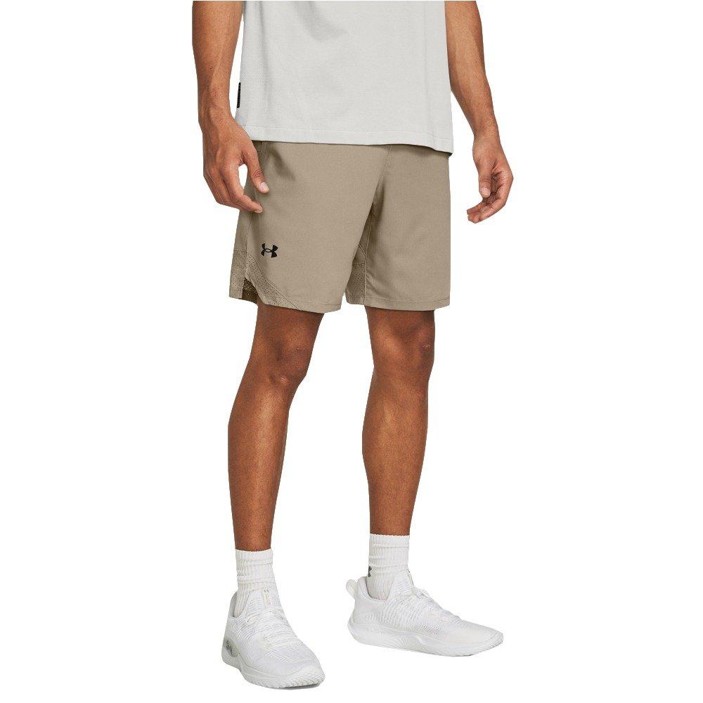 Under Armour Men's Vanish Woven 8in Shorts - TAN Thumbnail View 1