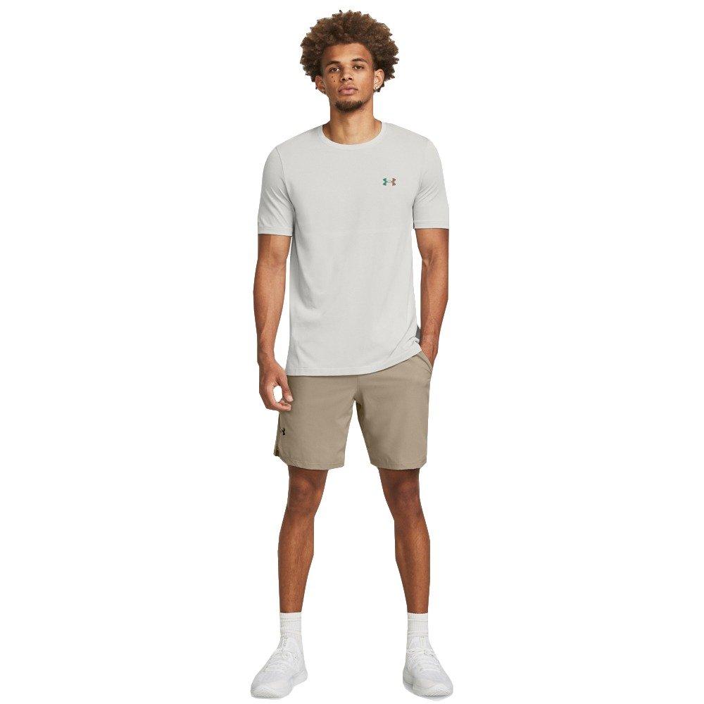 Under Armour Men's Vanish Woven 8" Shorts - White - TAN Thumbnail View 4