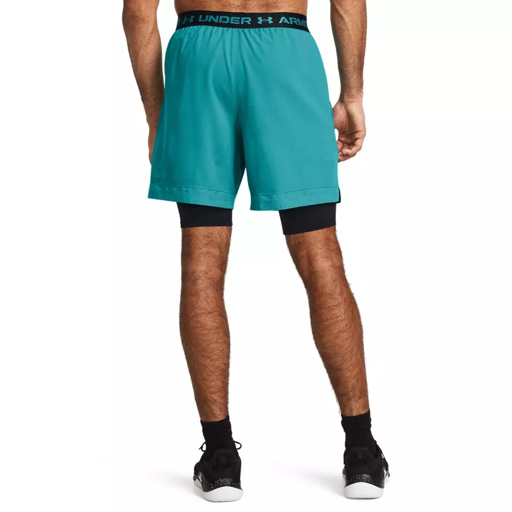 Under Armour Men's Vanish Woven 2-in-1 Shorts - Light Blue - TEAL