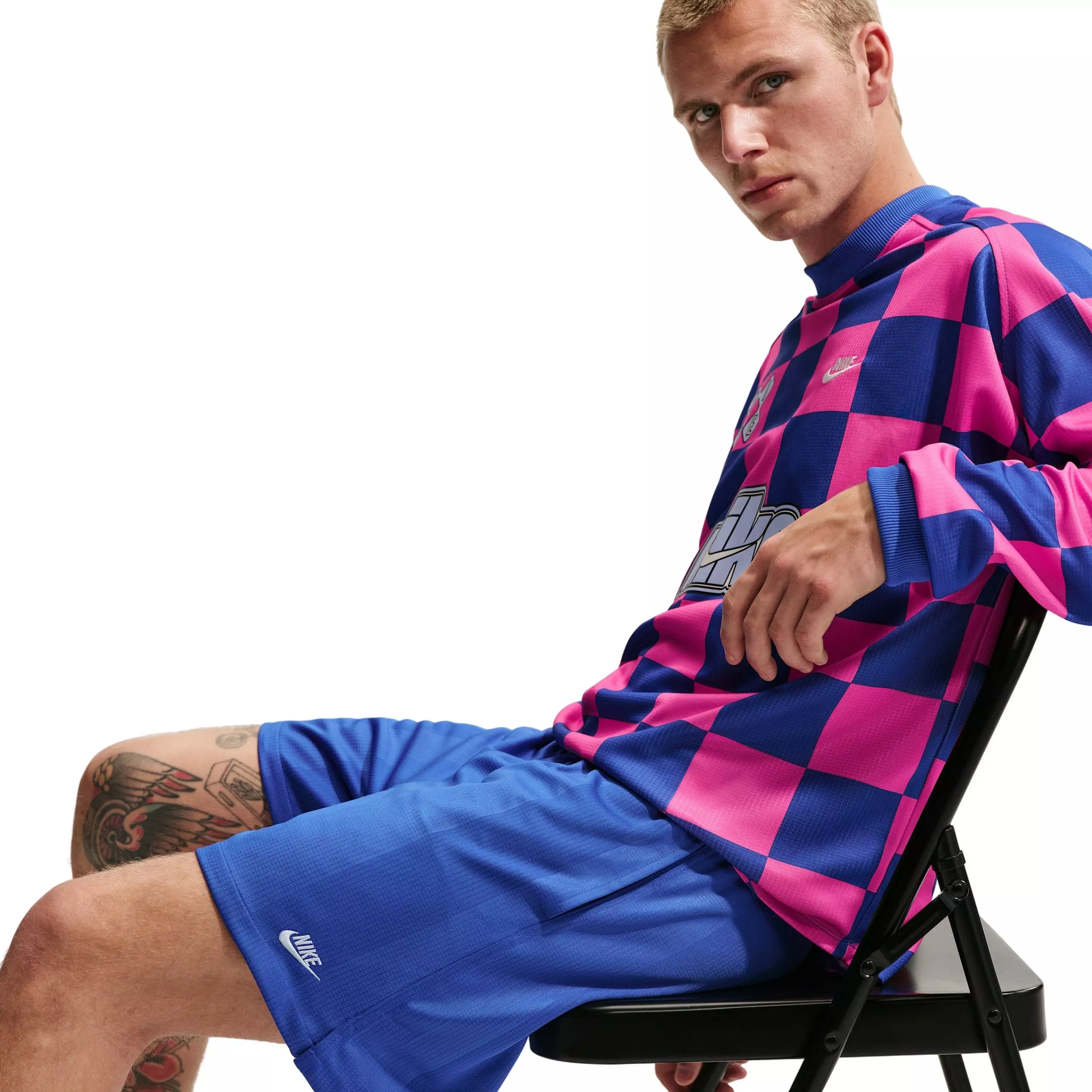 Nike Men's Sportswear Club Flow Shorts - BLUE