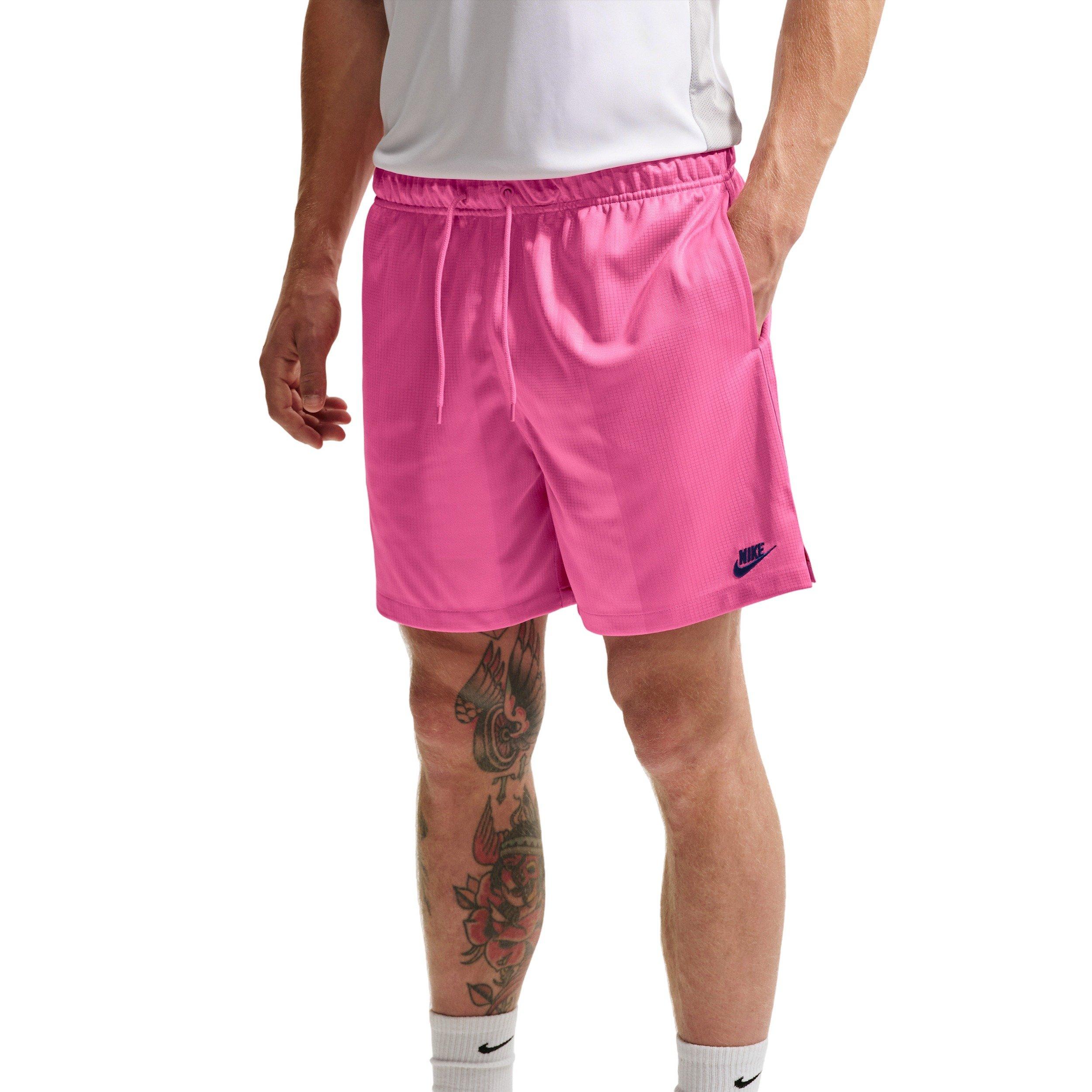 Nike Men's Sportswear Club Flow Shorts - PINK Thumbnail View 1
