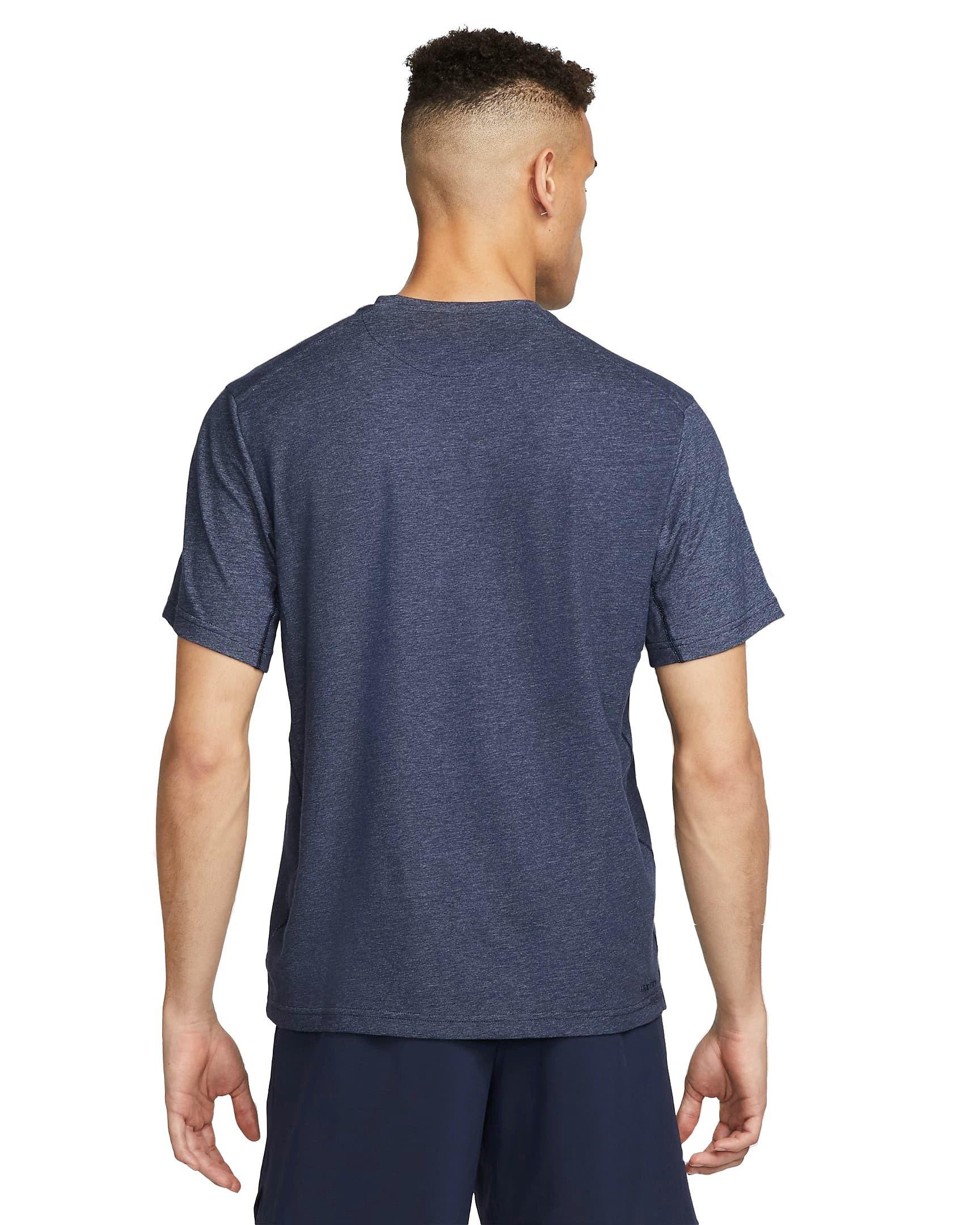 Nike Men's Dri-FIT Versatile Fitness Shirt - Blue - BLUE Thumbnail View 2
