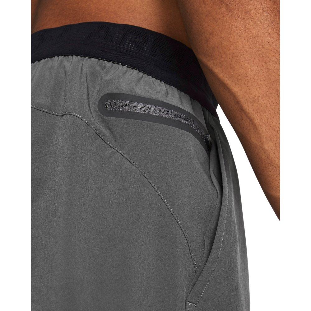 Under Armour Men's Peak Woven Shorts - CASTLEROCK GREY Thumbnail View 3