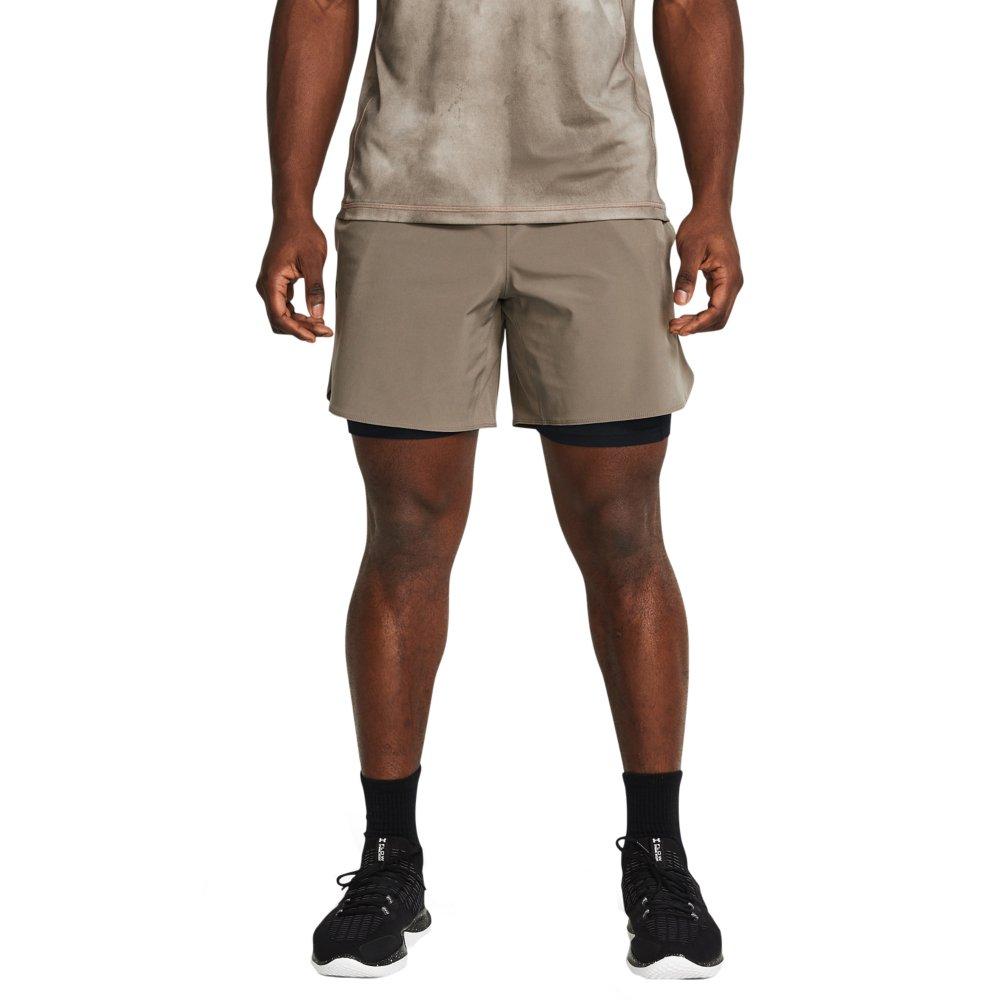 Under Armour Men's Peak Woven Shorts - BROWN Thumbnail View 1