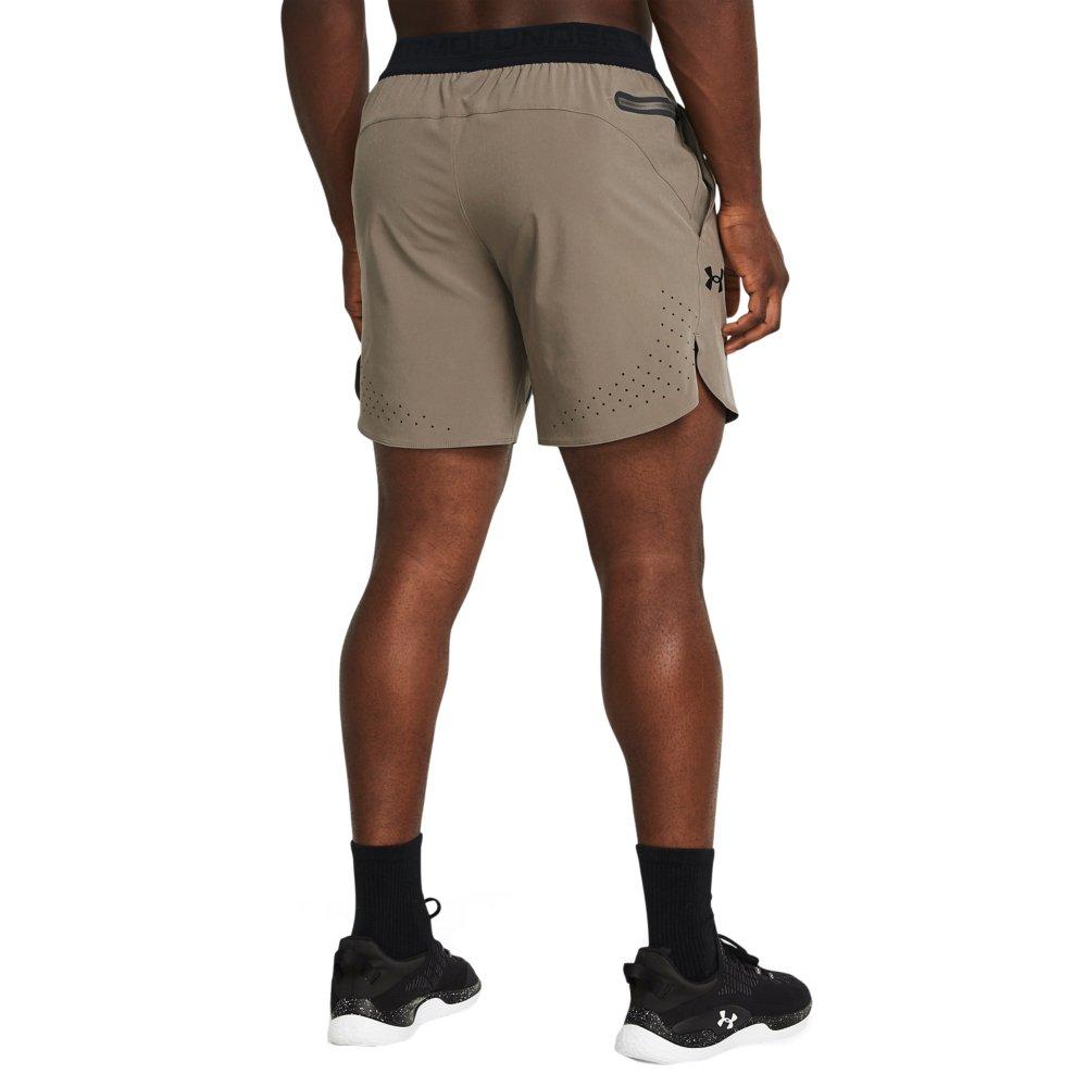 Under Armour Men's Peak Woven Shorts - Grey - BROWN Thumbnail View 2