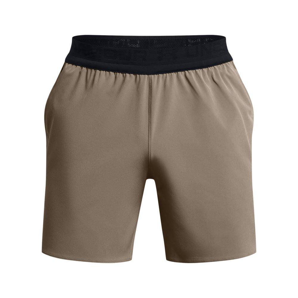 Under Armour Men's Peak Woven Shorts - Grey - BROWN Thumbnail View 5