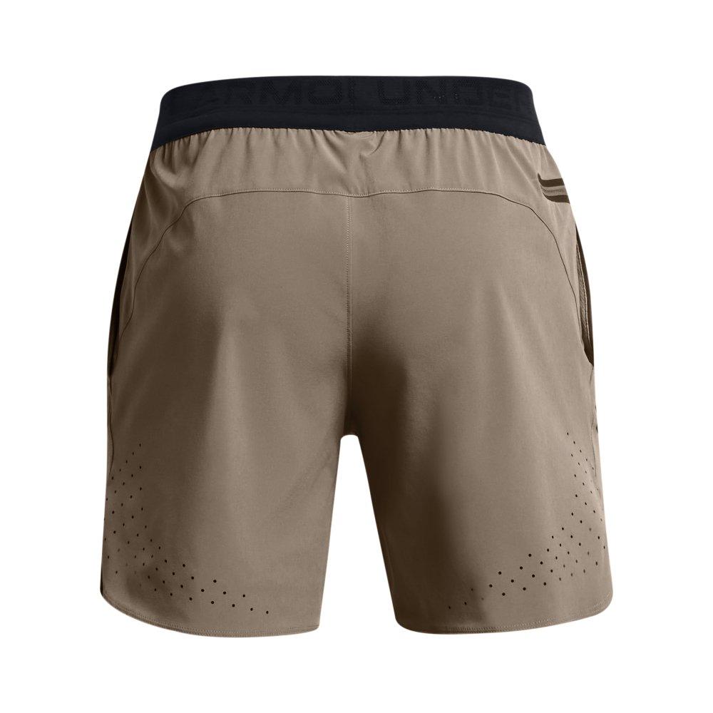 Under Armour Men's Peak Woven Shorts - Grey - BROWN Thumbnail View 6