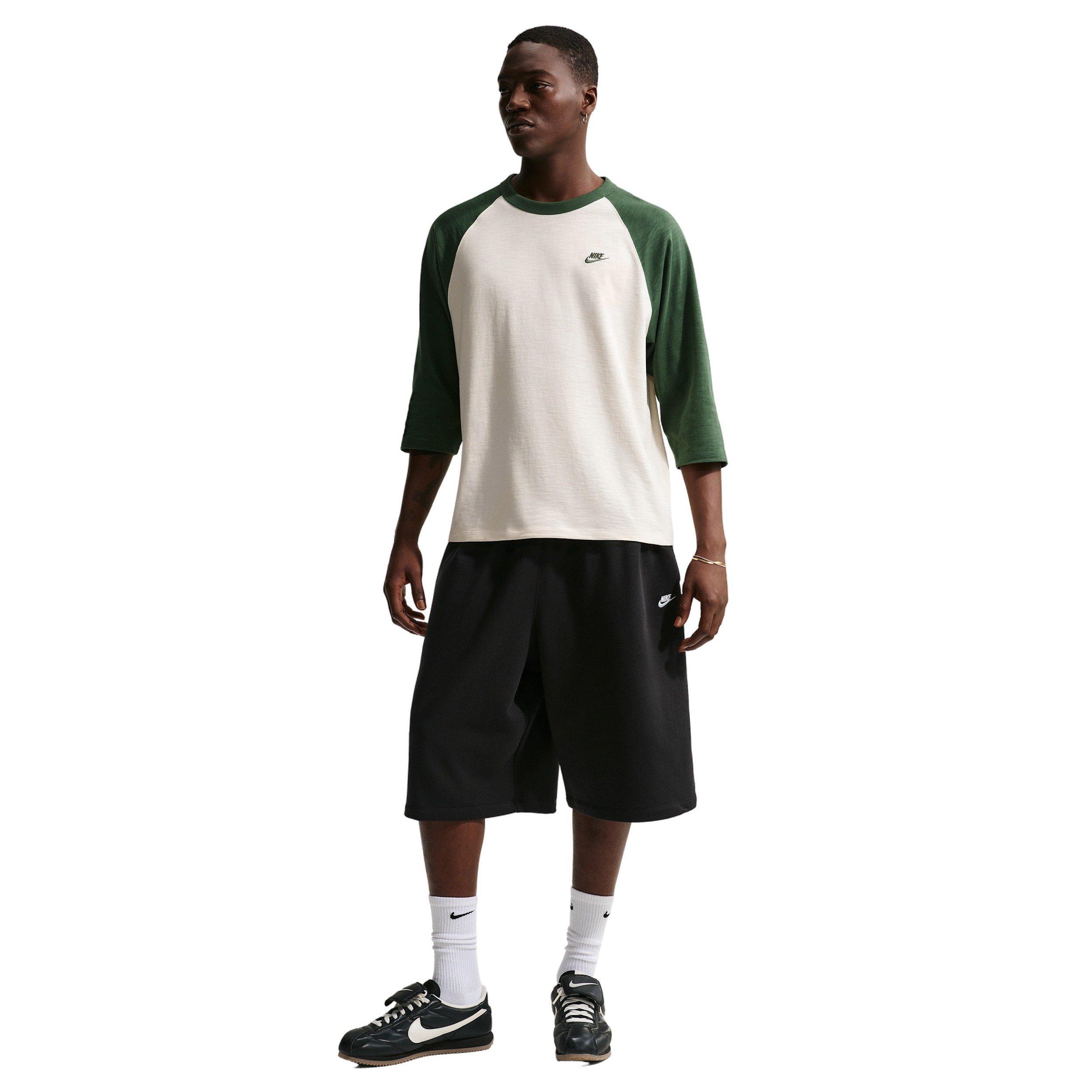 Nike Men's Sportswear Club Oversize French Terry Shorts - BLACK Thumbnail View 1