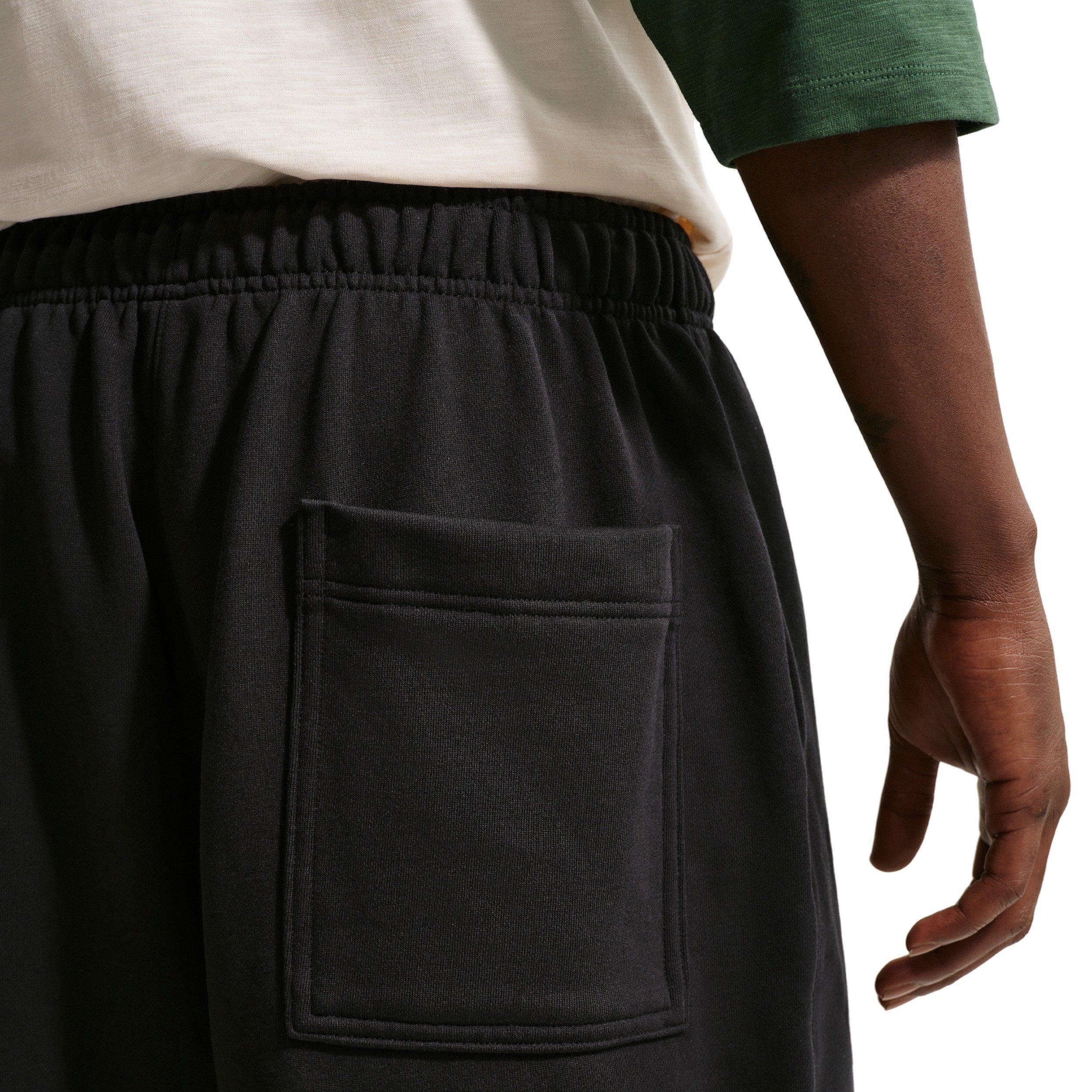 Nike Men's Sportswear Club Oversize French Terry Shorts - BLACK Thumbnail View 2