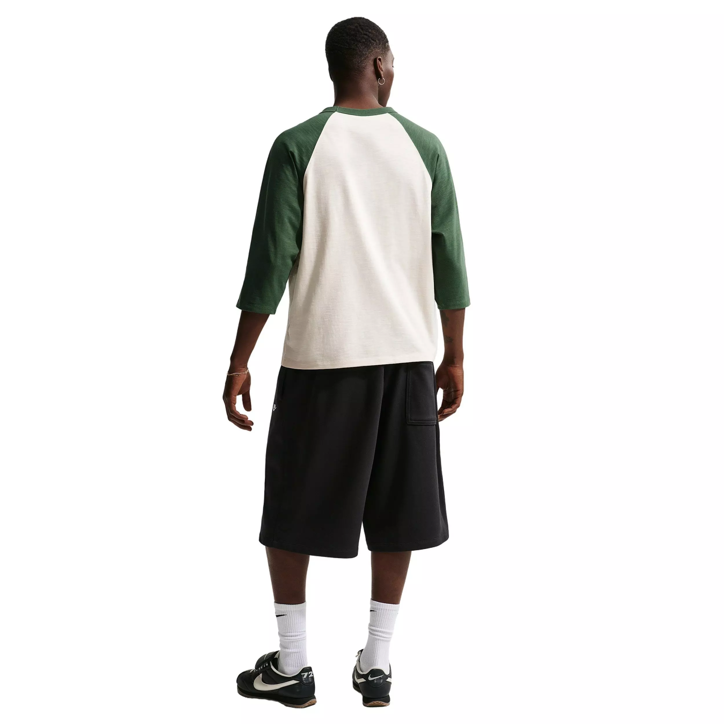 Nike Men's Sportswear Club Oversize French Terry Shorts - BLACK