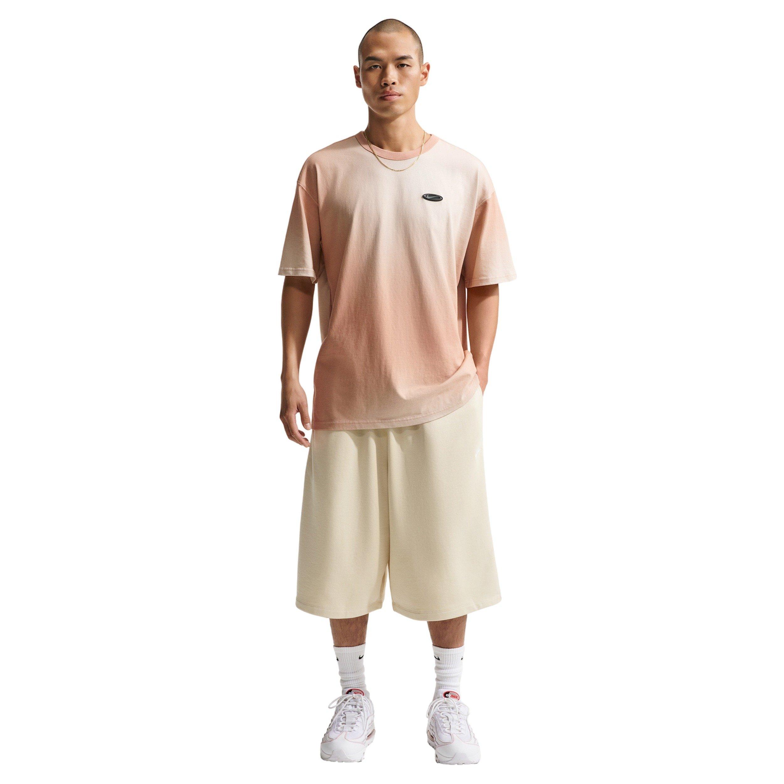 Nike Men's Sportswear Club Oversize French Terry Shorts - BROWN Thumbnail View 3