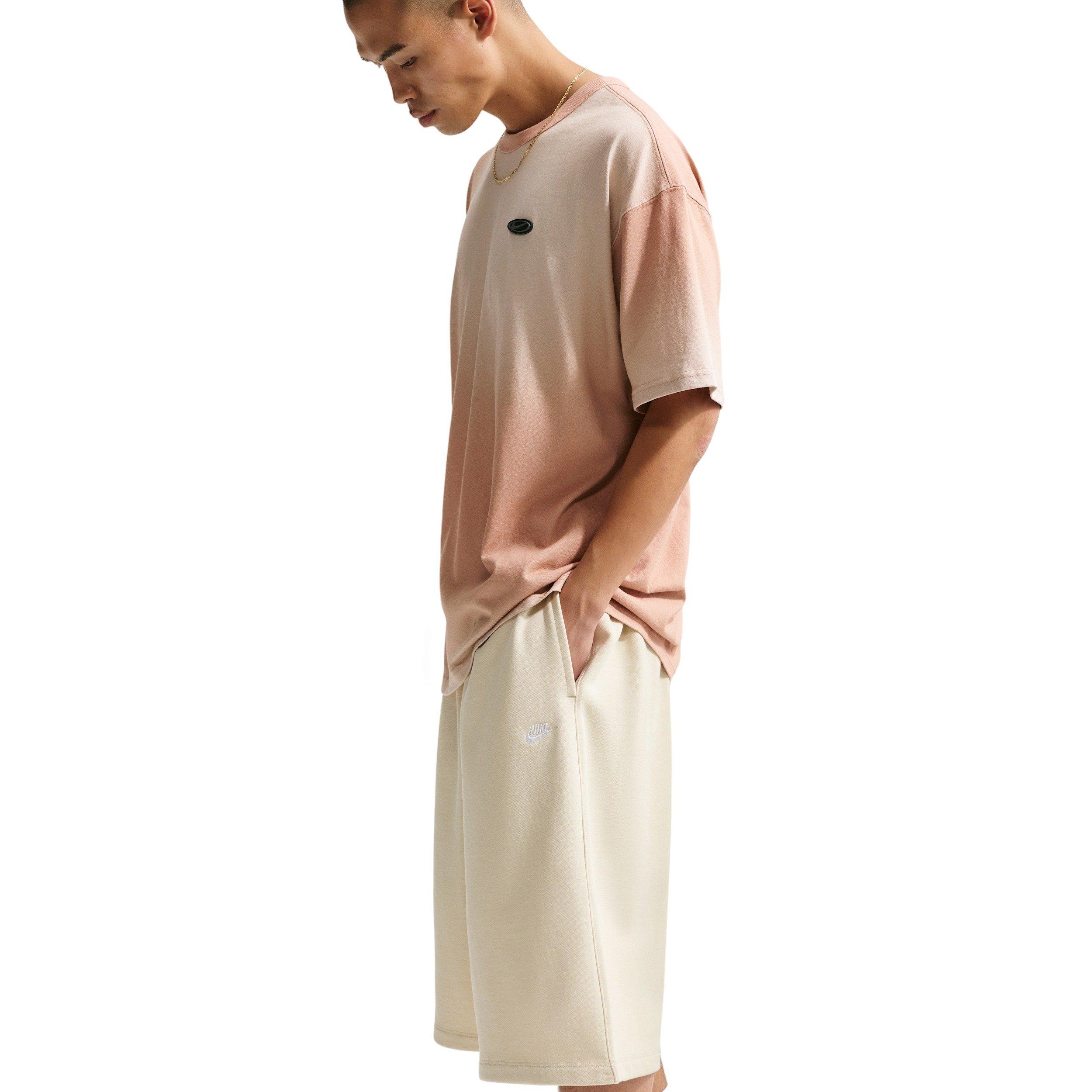 Nike Men's Sportswear Club Oversize French Terry Shorts - BROWN Thumbnail View 4