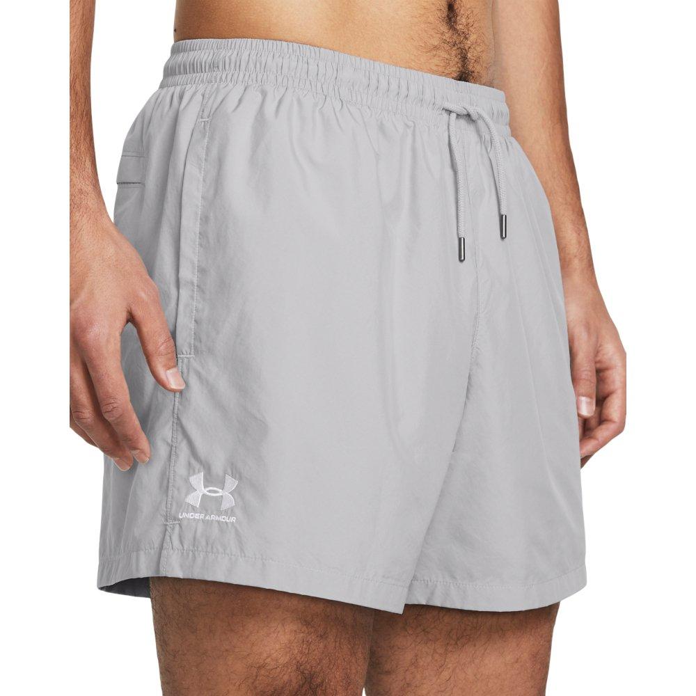 Under Armour Men's Essential Volley Shorts - LT GREY Thumbnail View 3