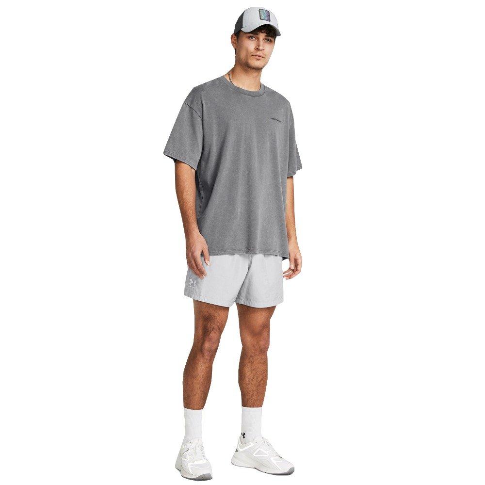 Under Armour Men's Essential Volley Shorts - LT GREY Thumbnail View 4