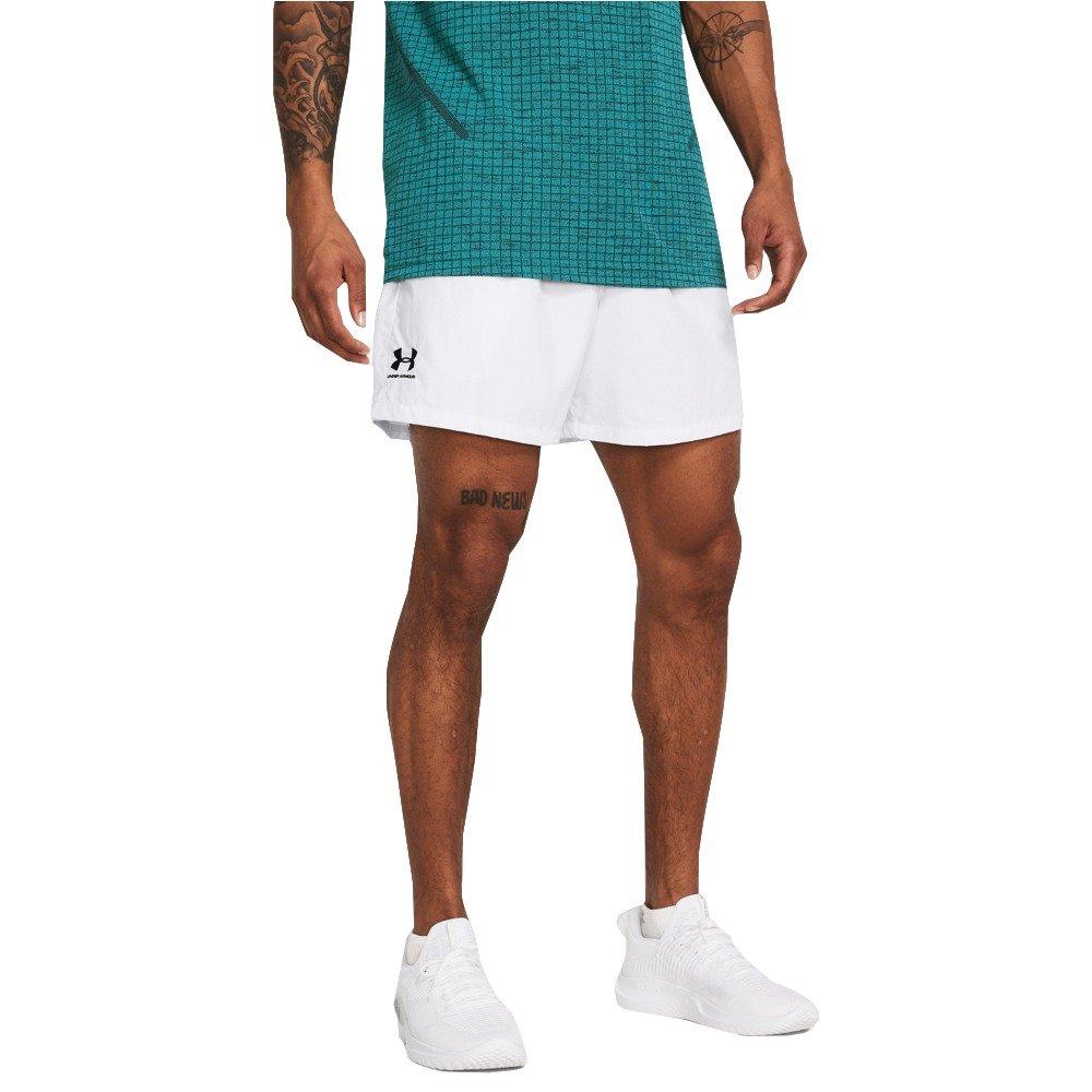 Under Armour Men's Essential Volley Shorts - WHITE Thumbnail View 1