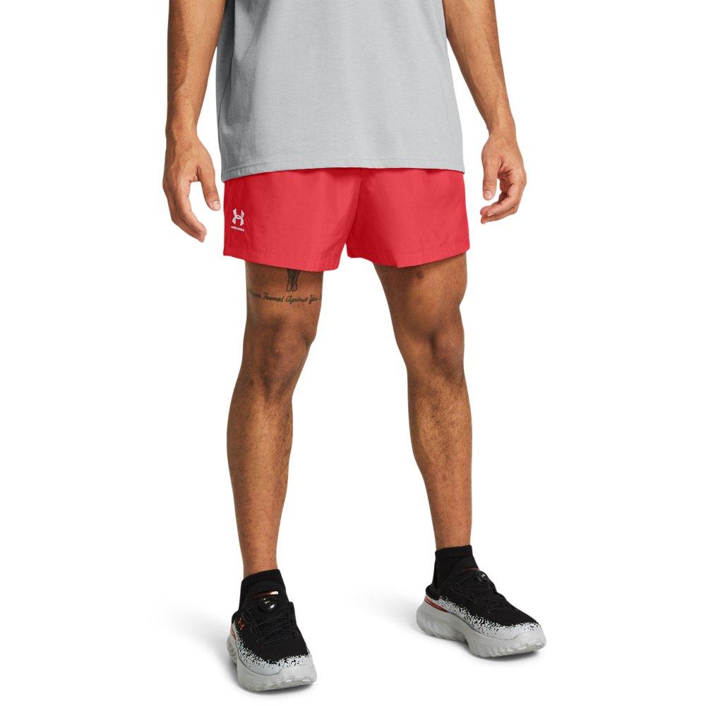 Under Armour Men's Essential Volley Shorts - DK RED Thumbnail View 1