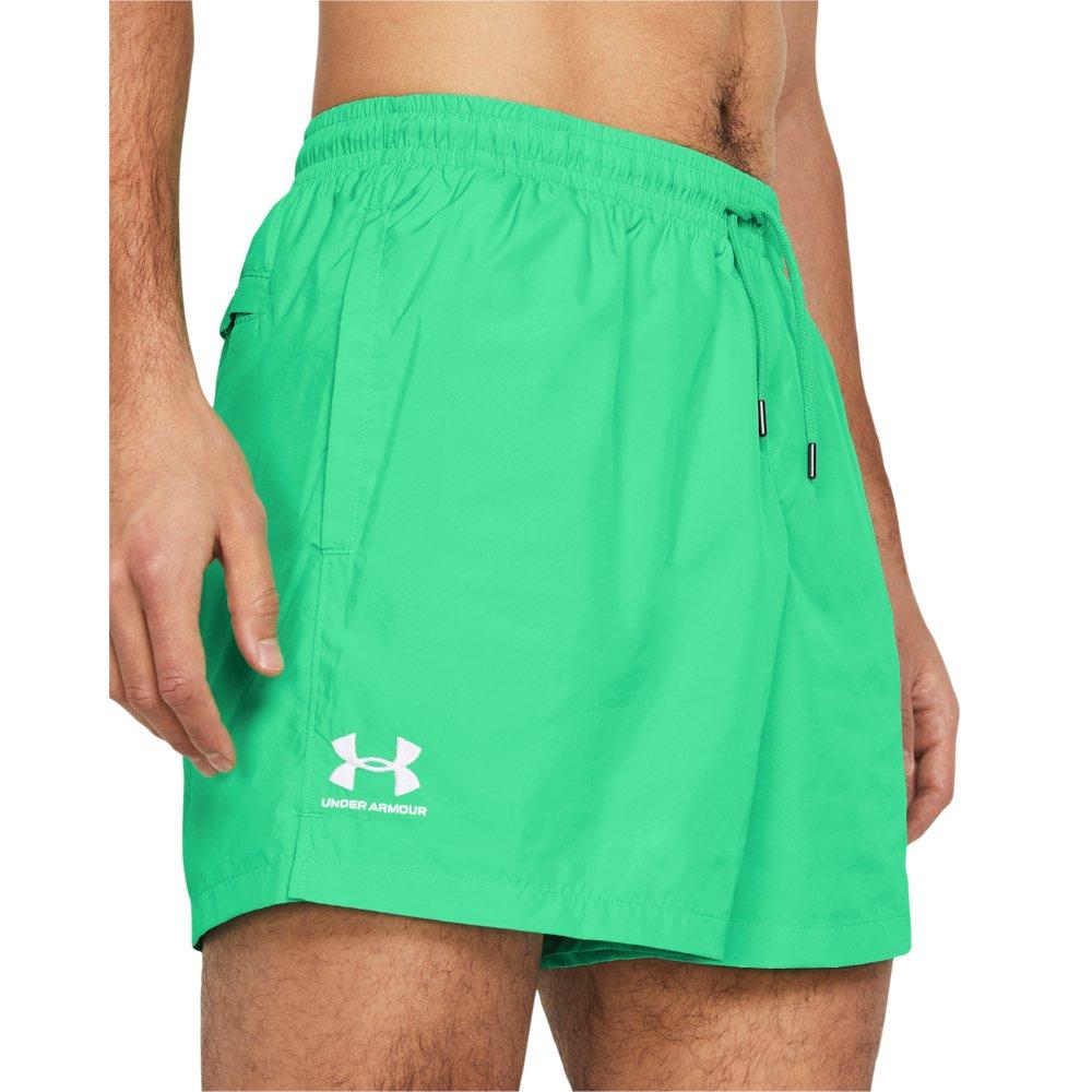Under Armour Men's Essential Volley Shorts - LT GREEN Thumbnail View 3
