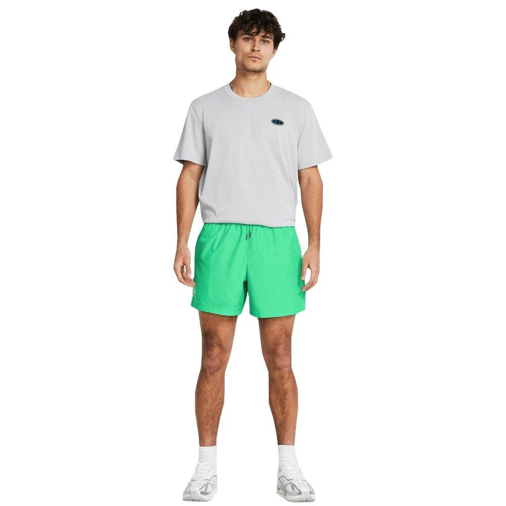 Under Armour Men's Essential Volley Shorts - LT GREEN Thumbnail View 4