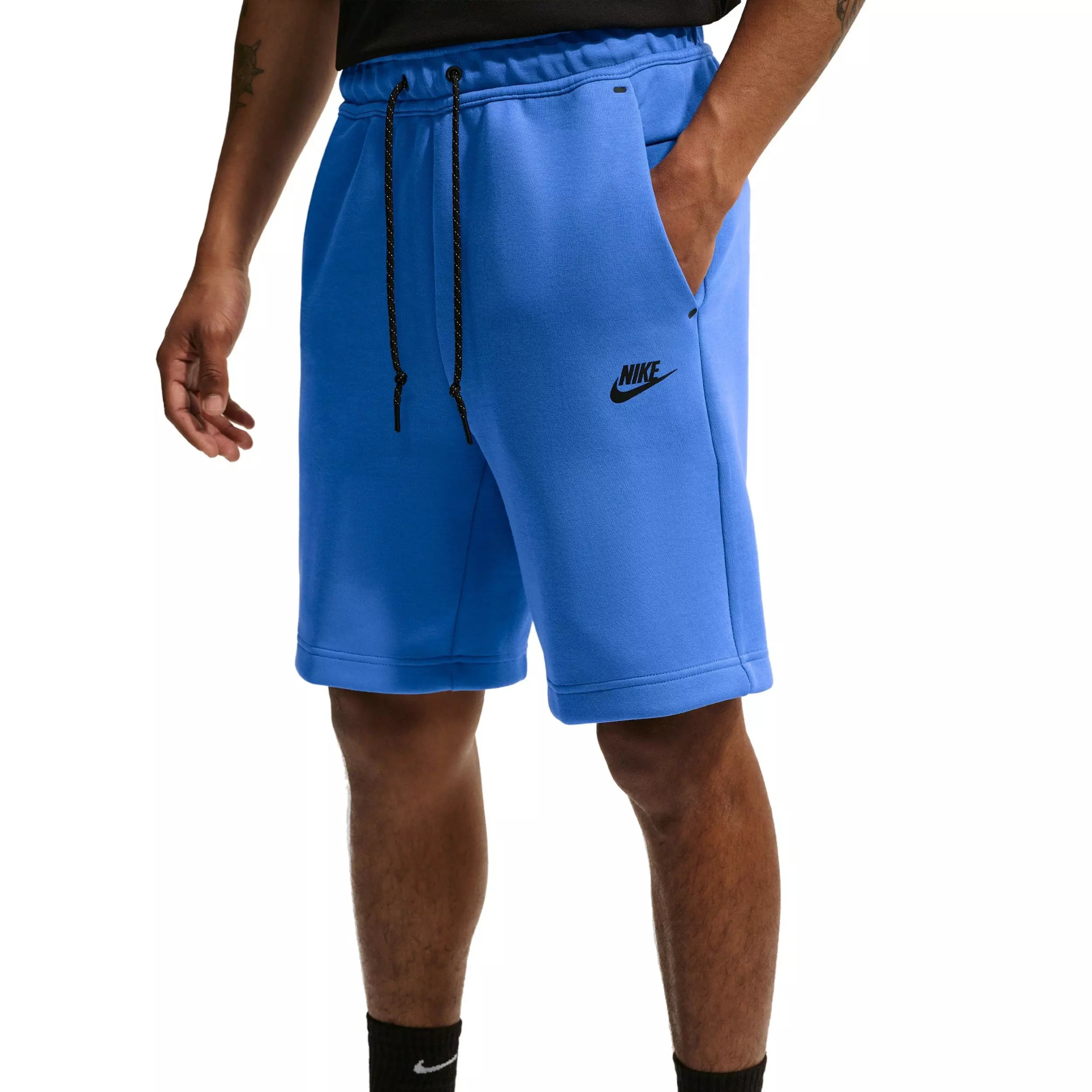 Nike Men's Tech Fleece Shorts - BLUE