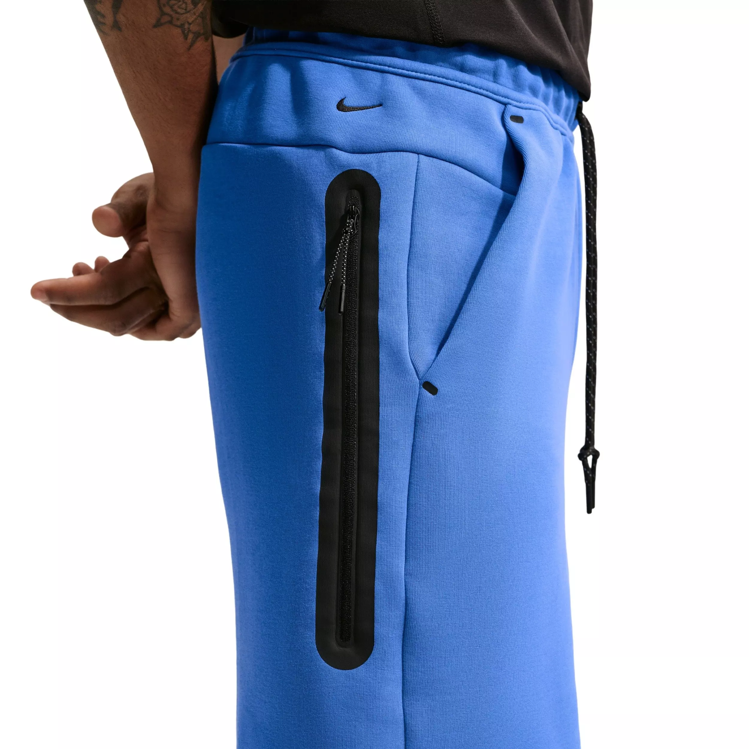 Nike Men's Tech Fleece Shorts - BLUE