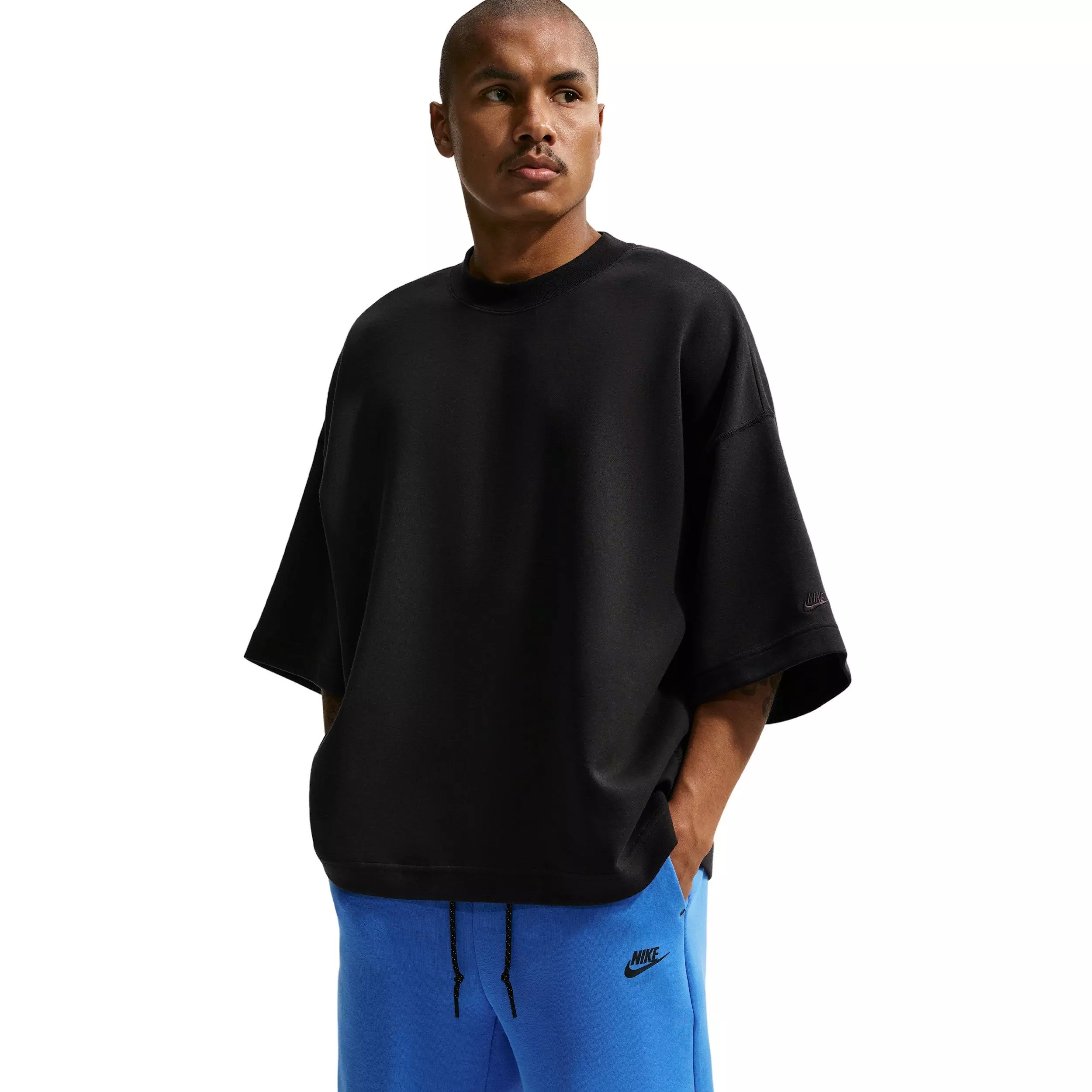 Nike Men's Tech Fleece Shorts - BLUE