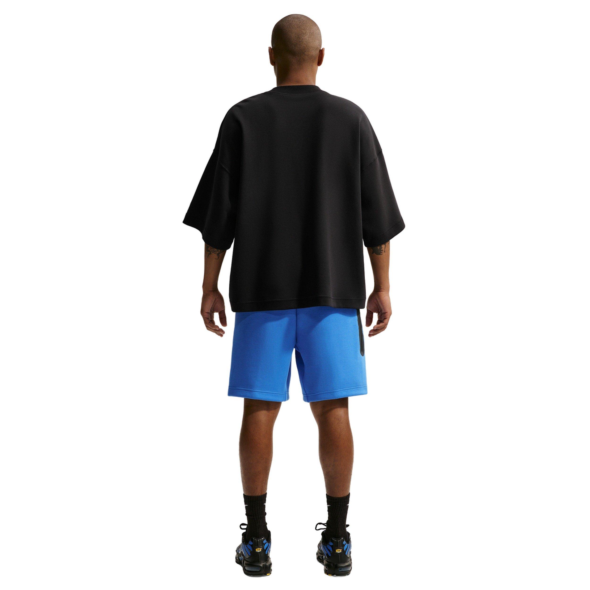 Nike Men's Tech Fleece Shorts - BLUE Thumbnail View 5