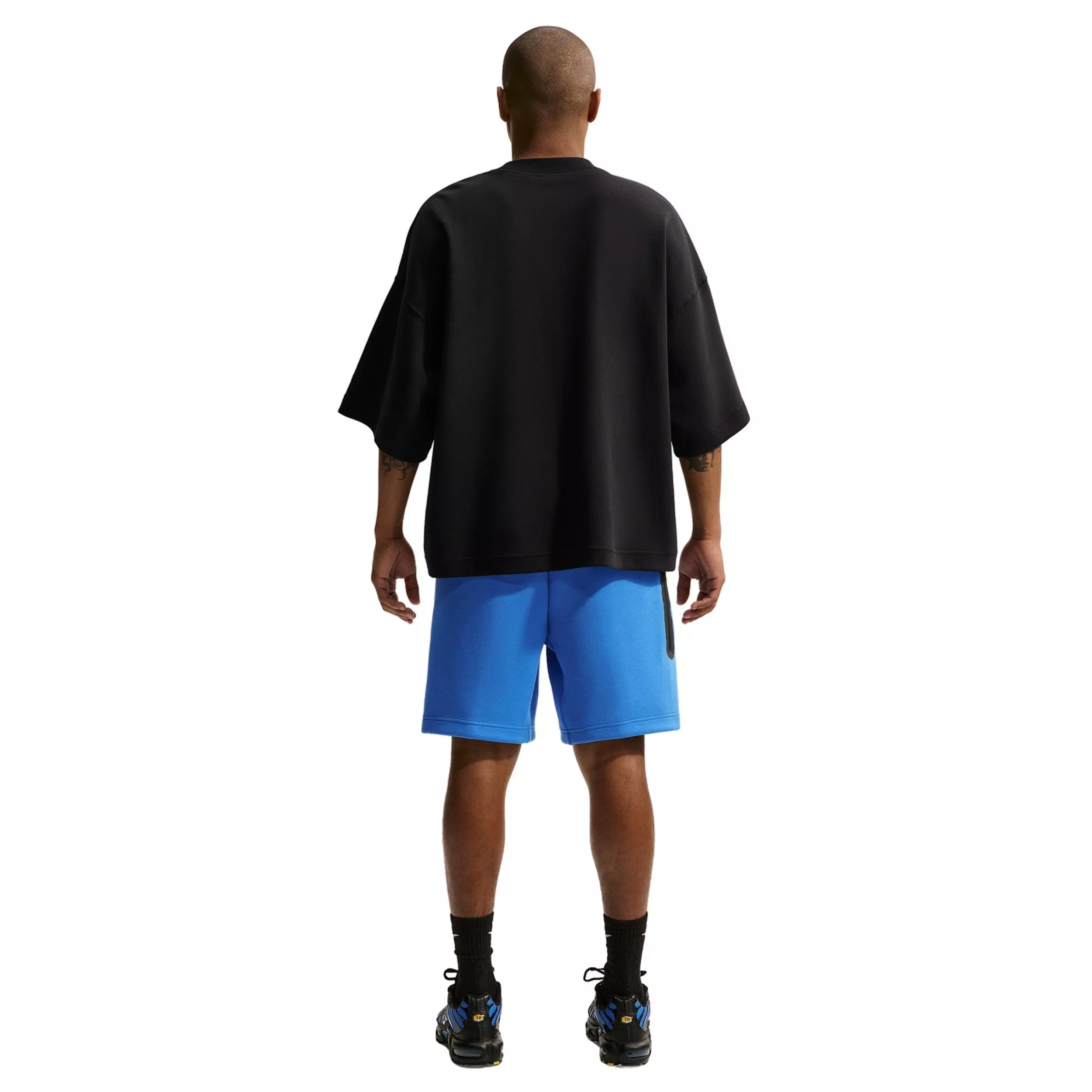 Nike Men's Tech Fleece Shorts - BLUE