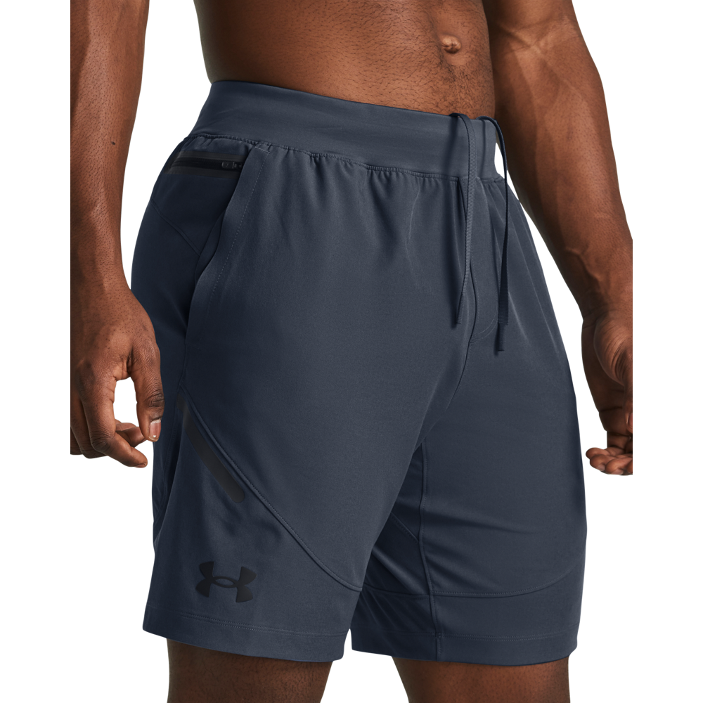 Under Armour Men's Unstoppable Shorts - DK GREY Thumbnail View 3