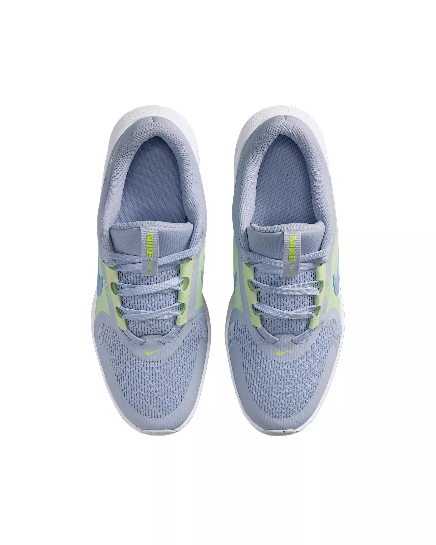Nike Star Runner 5 "Ghost/Barely Volt/Football Grey/Light Thistle" Grade School Girls' Running Shoe - GREY