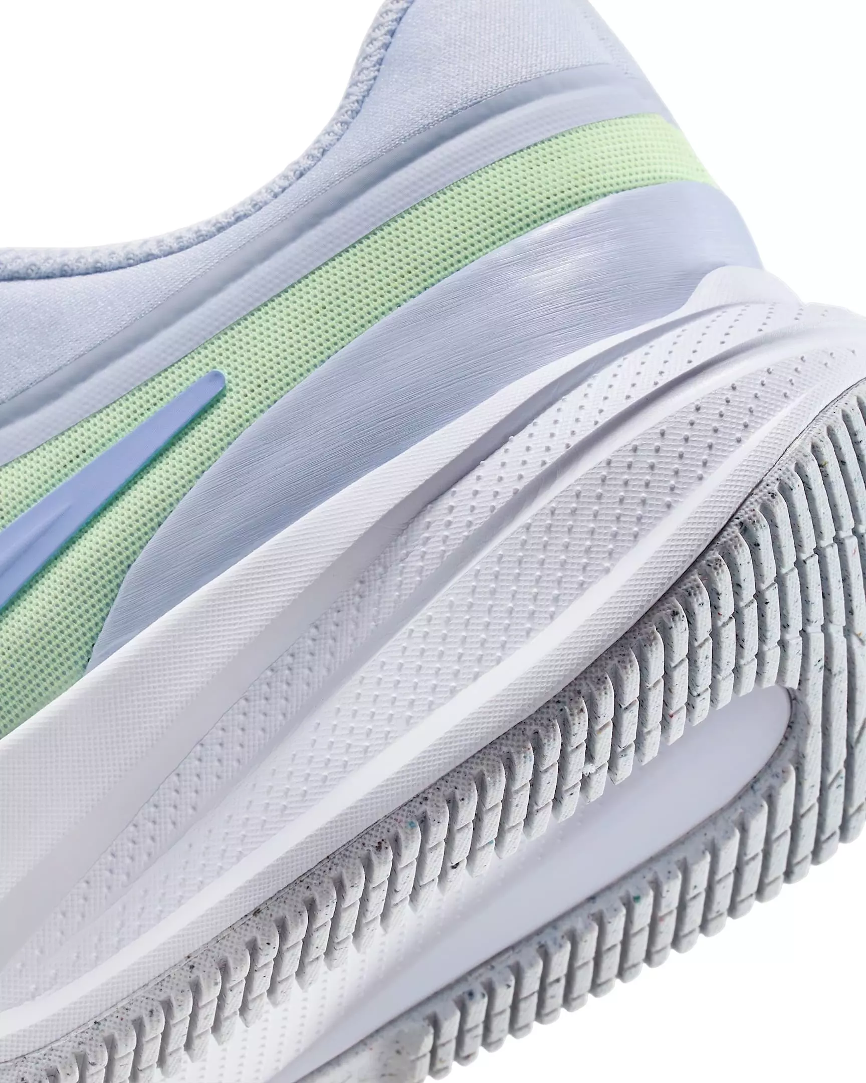 Nike Star Runner 5 "Ghost/Barely Volt/Football Grey/Light Thistle" Grade School Girls' Running Shoe - GREY