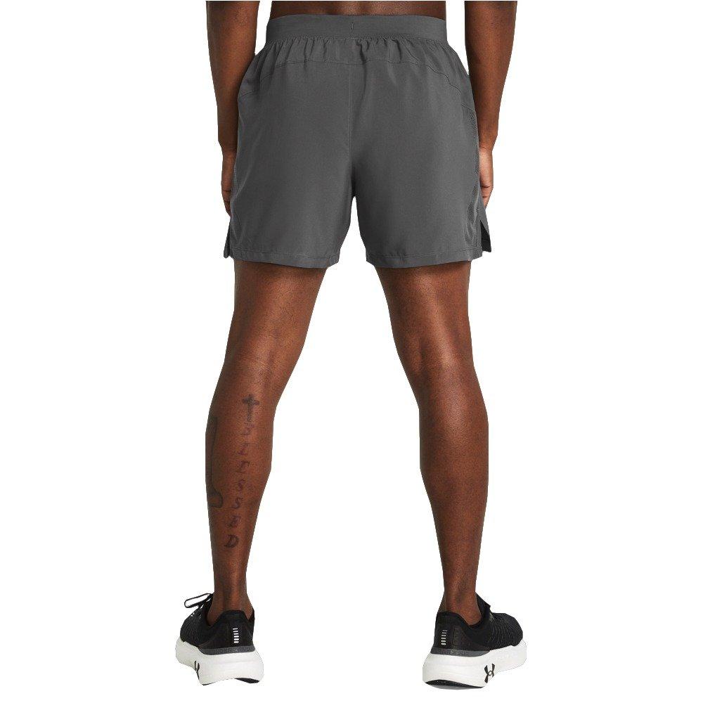 Under Armour Men's UA Launch 5" Shorts - GREY Thumbnail View 2