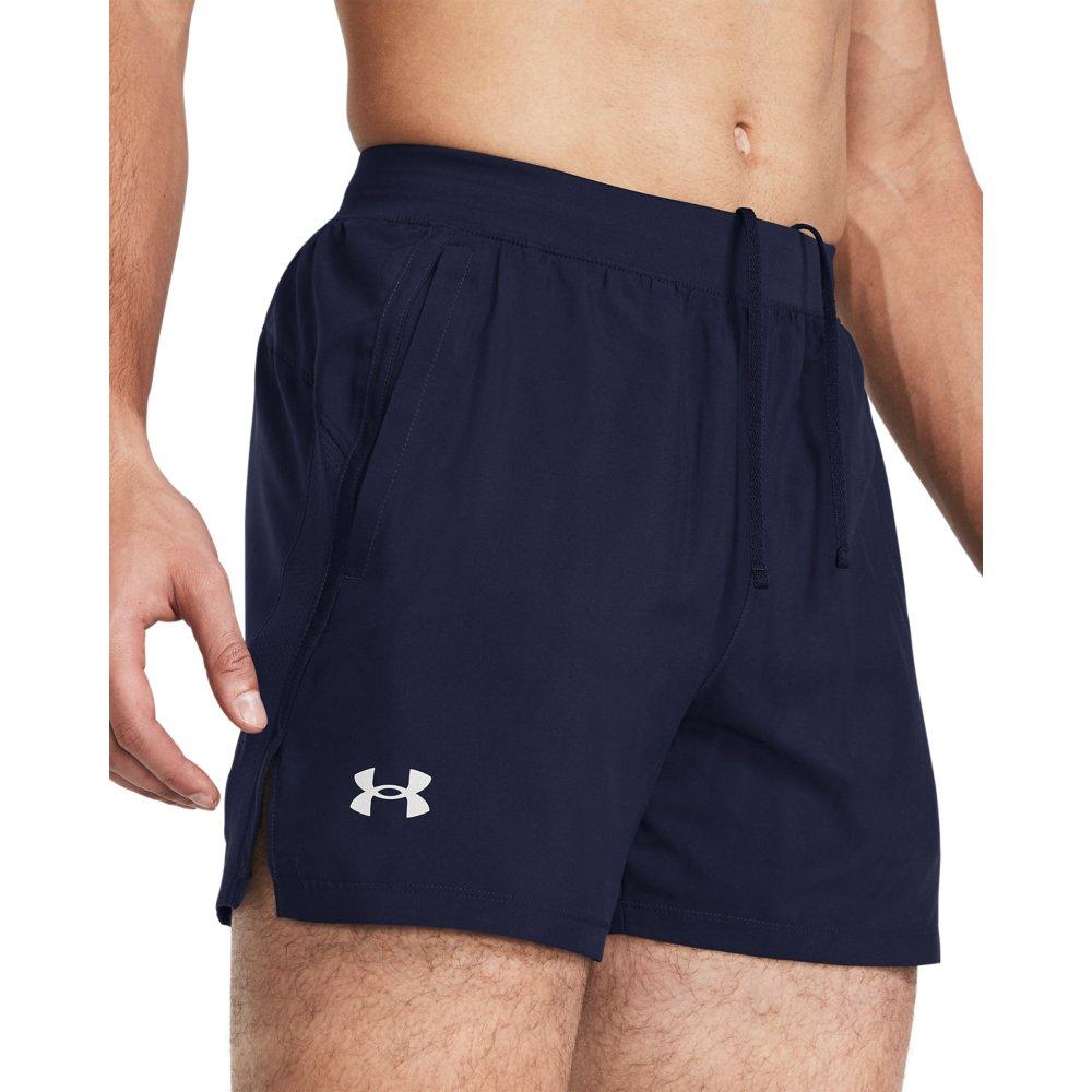 Under Armour Men's UA Launch 5" Shorts - NAVY Thumbnail View 3