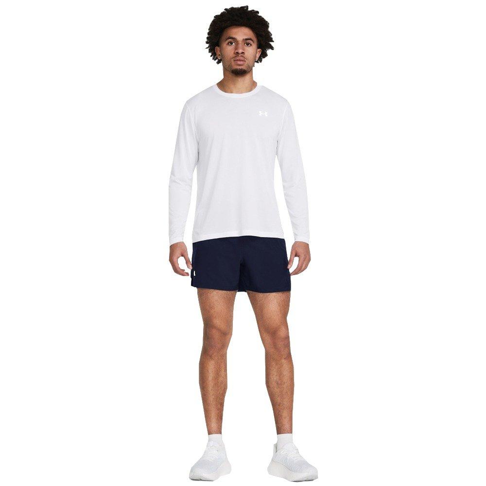 Under Armour Men's UA Launch 5" Shorts - NAVY Thumbnail View 4