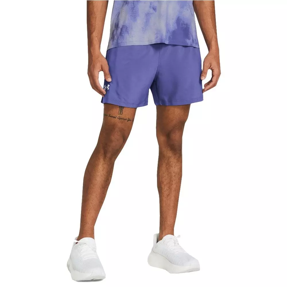 Under Armour Men's UA Launch 5" Shorts - PURPLE