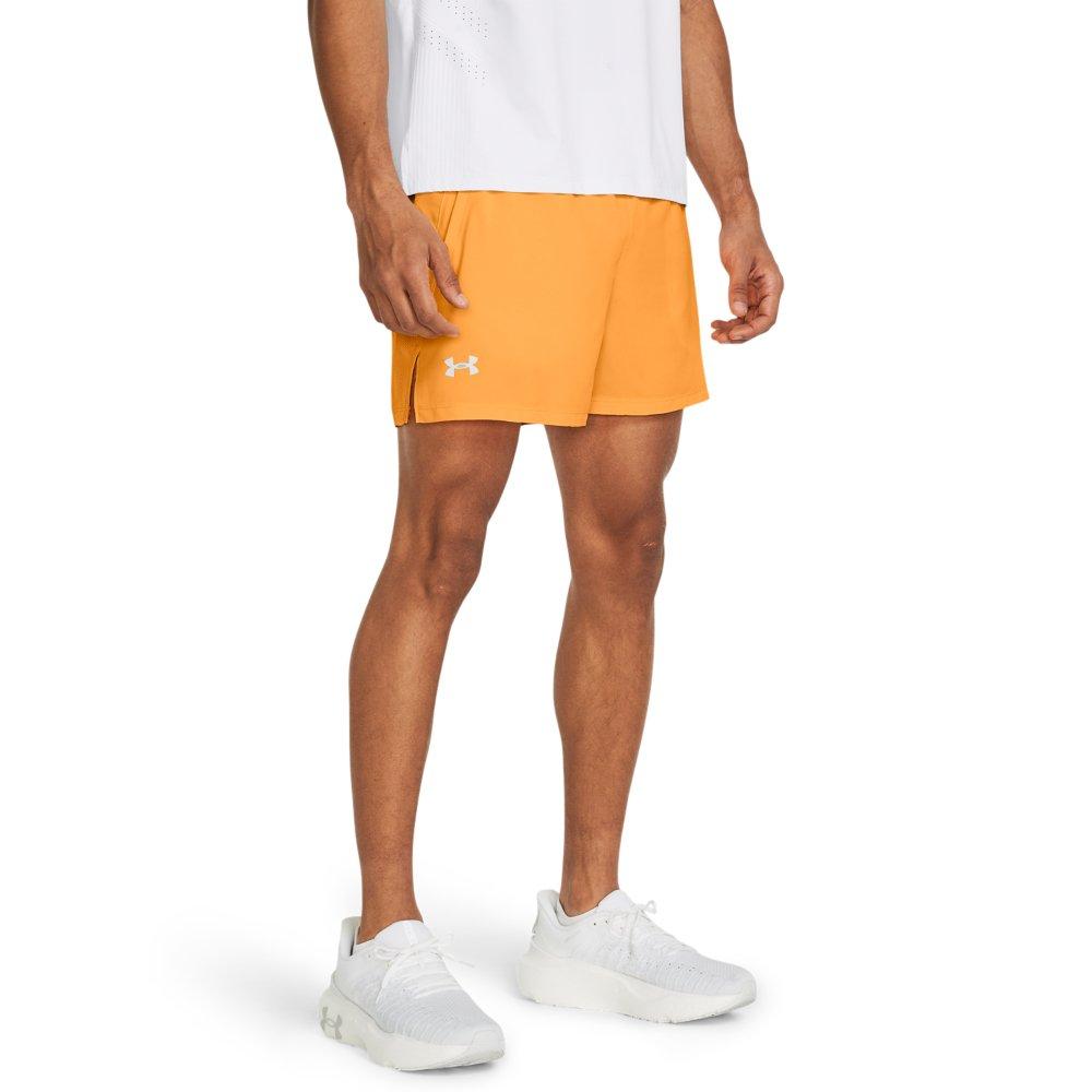 Under Armour Men's UA Launch 5" Shorts - ORANGE Thumbnail View 1