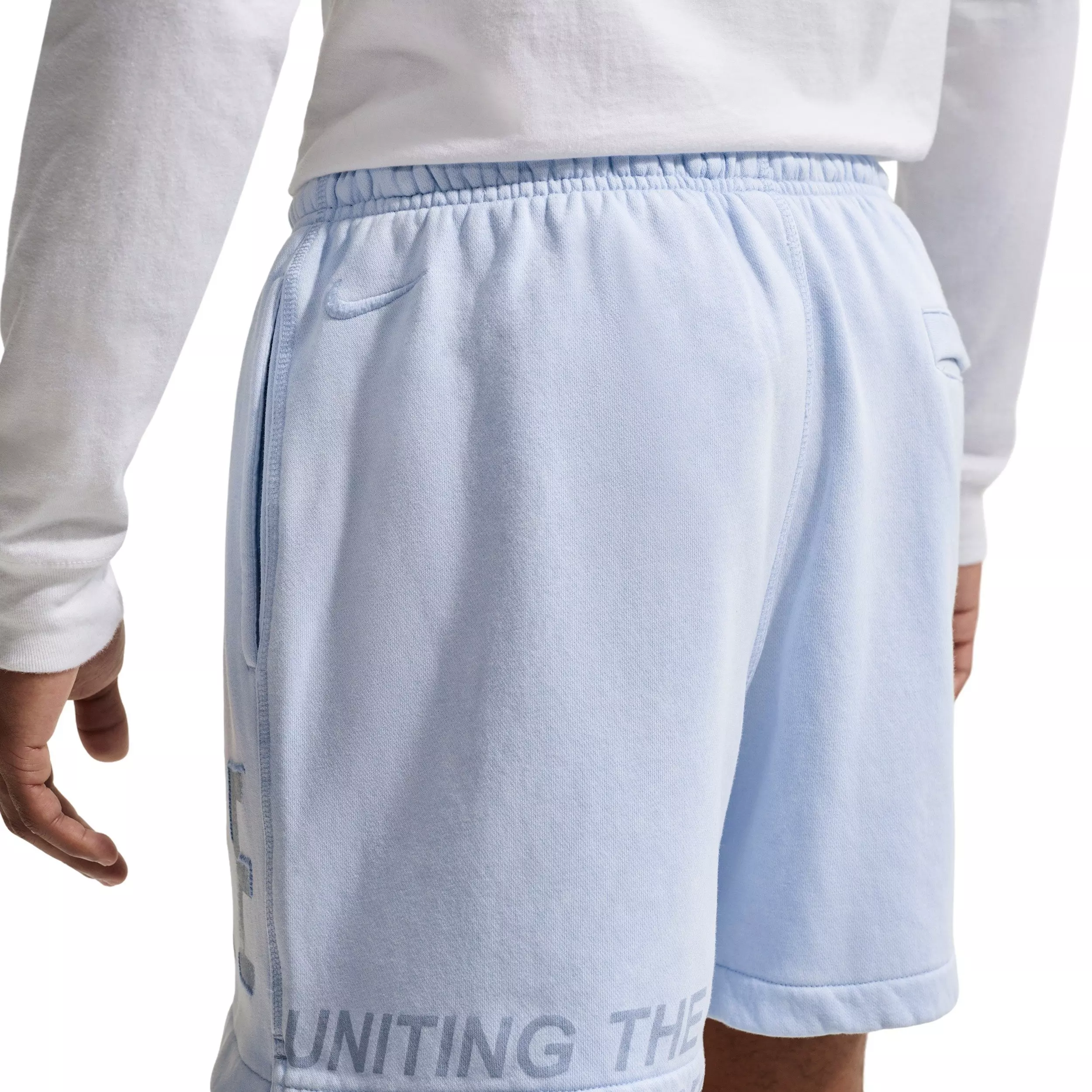 Nike Men's Sportswear Club Flow BB Fleece Shorts - BLUE