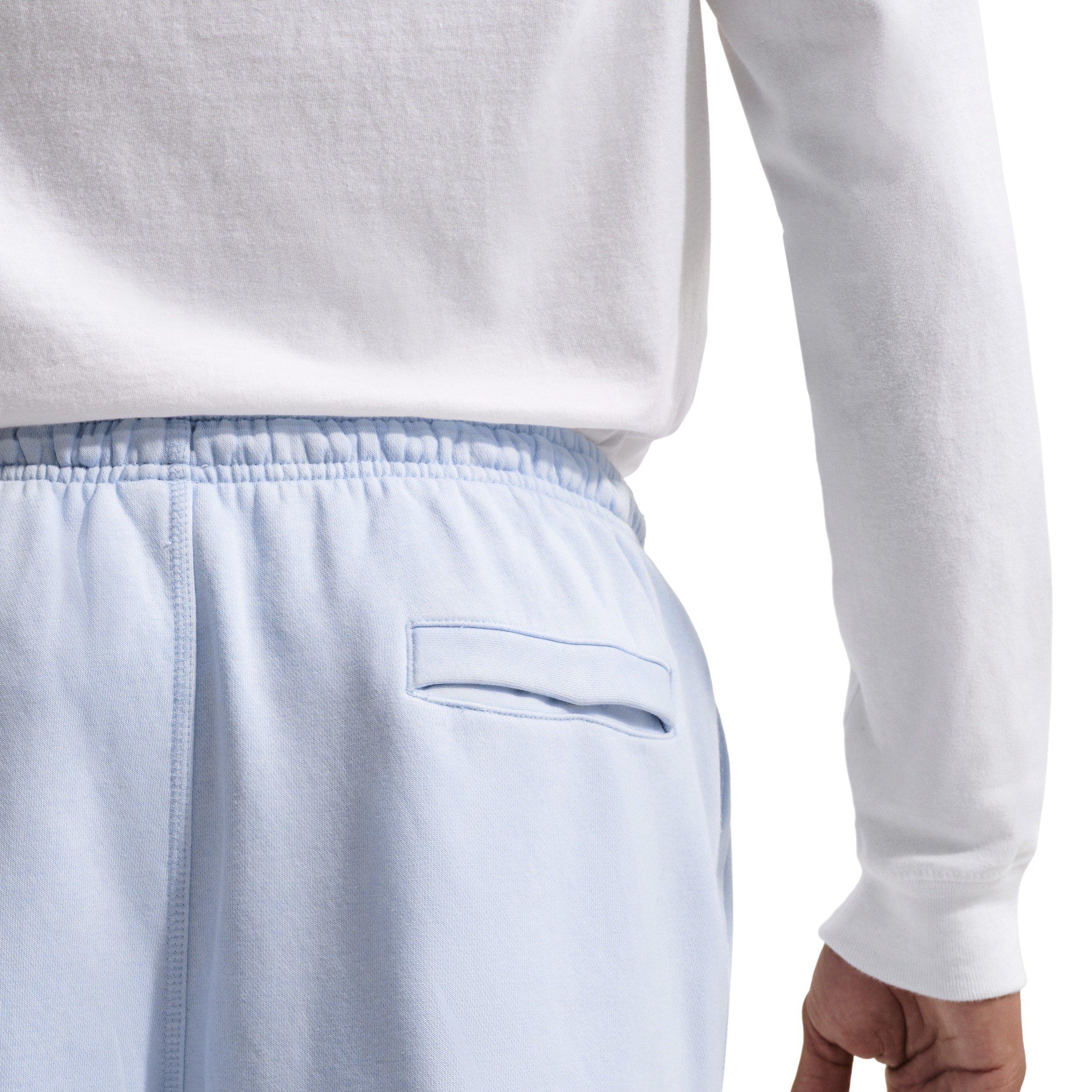 Nike Men's Sportswear Club Flow BB Fleece Shorts - BLUE Thumbnail View 4