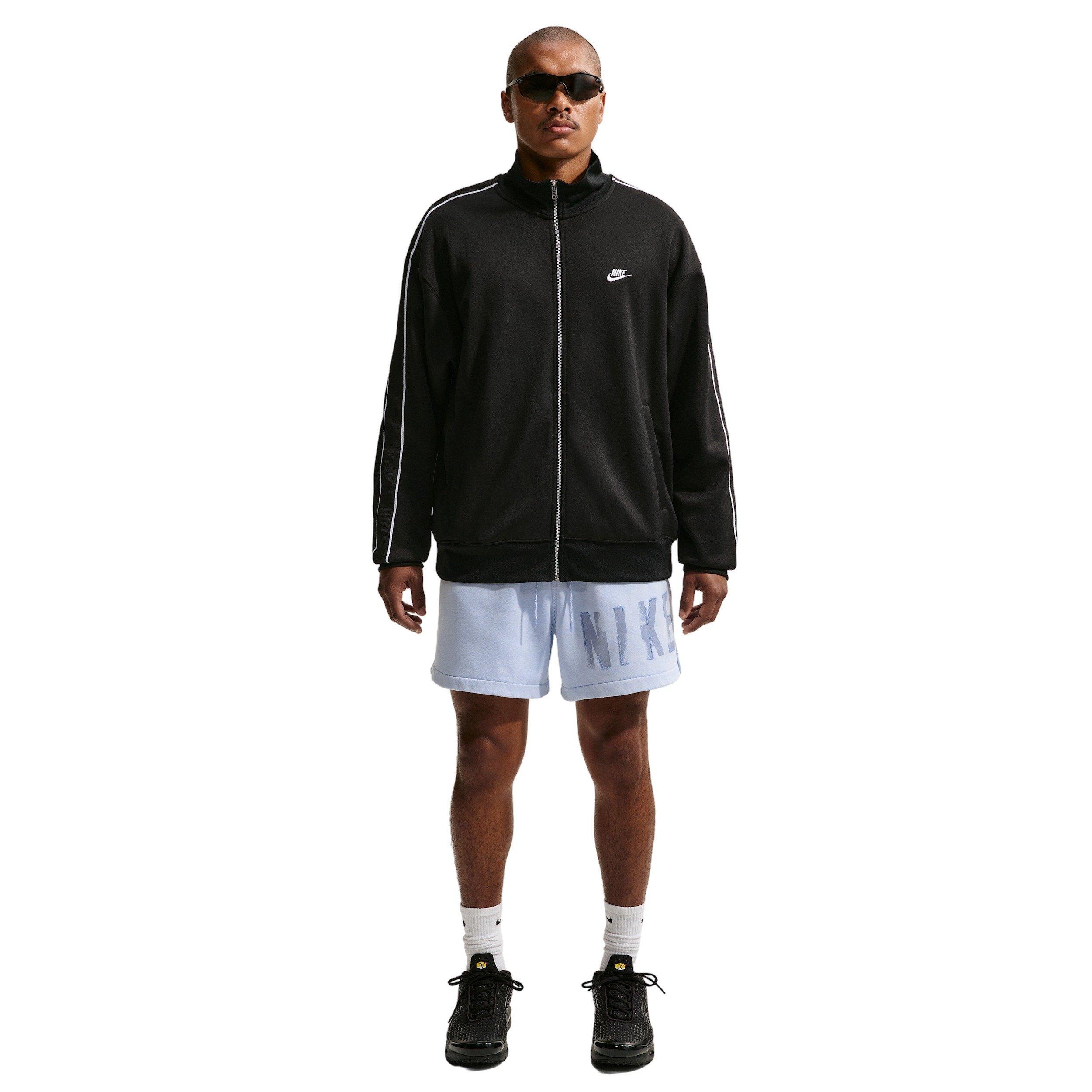 Nike Men's Sportswear Club Flow BB Fleece Shorts - BLUE Thumbnail View 5