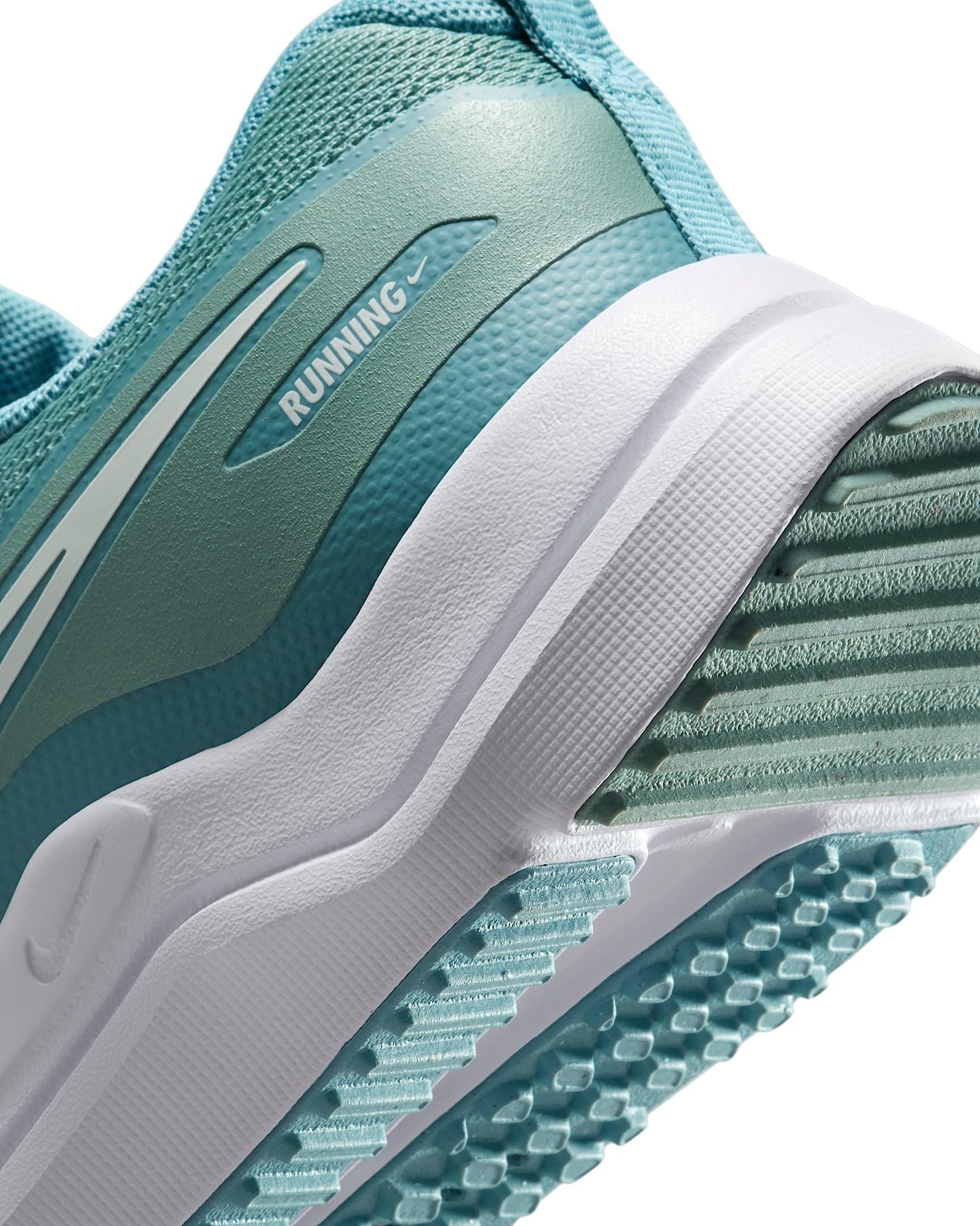 Nike Cosmic Runner Grade School Girls' "Cannon/Denim Turquoise/White/Sail" Running Shoe