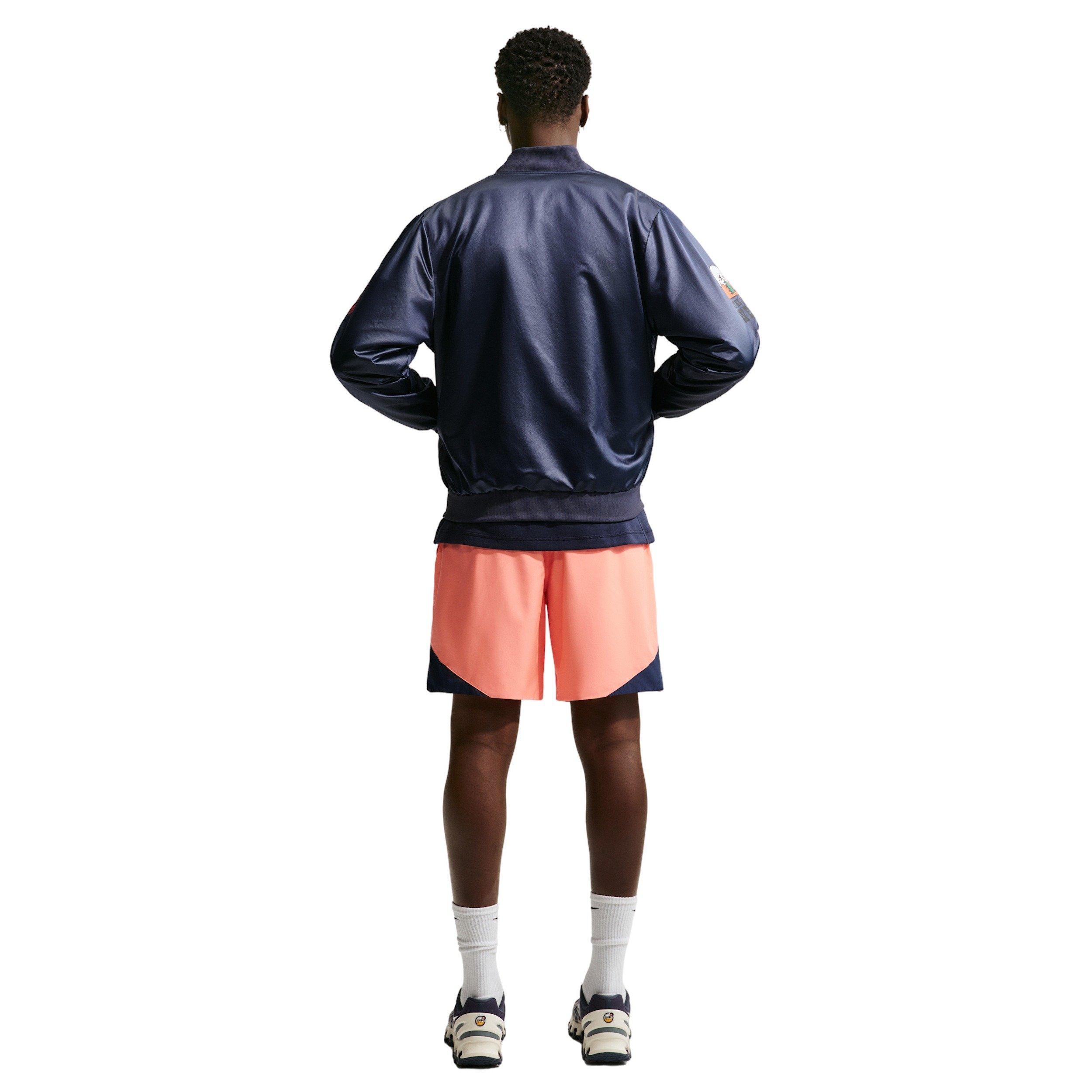 Nike Men's Sportswear Windrunner 8" Shorts - ORANGE Thumbnail View 5
