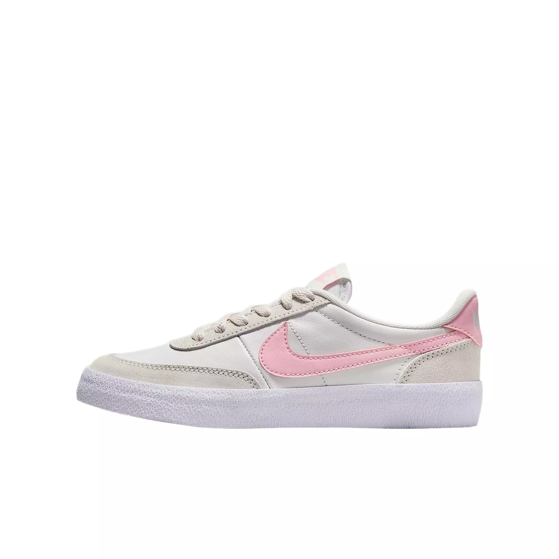 Nike Killshot 2 "Summit White/Platinum Tint/Medium Soft Pink" Grade School Girls' Shoe - WHITE/PLATINUM/MD PINK