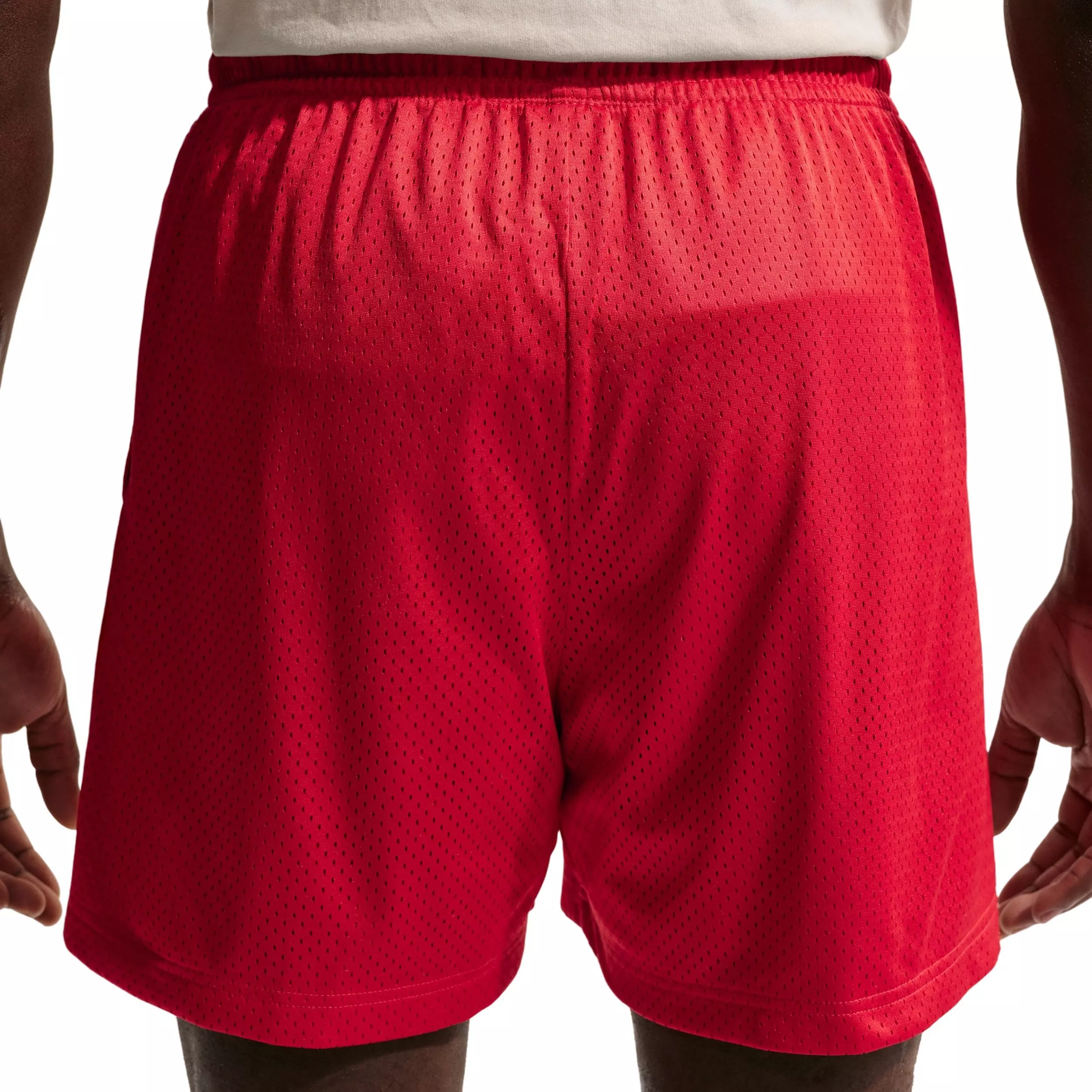 Nike Men's Standard Issue 5" Practice Mesh Basketball Shorts - RED
